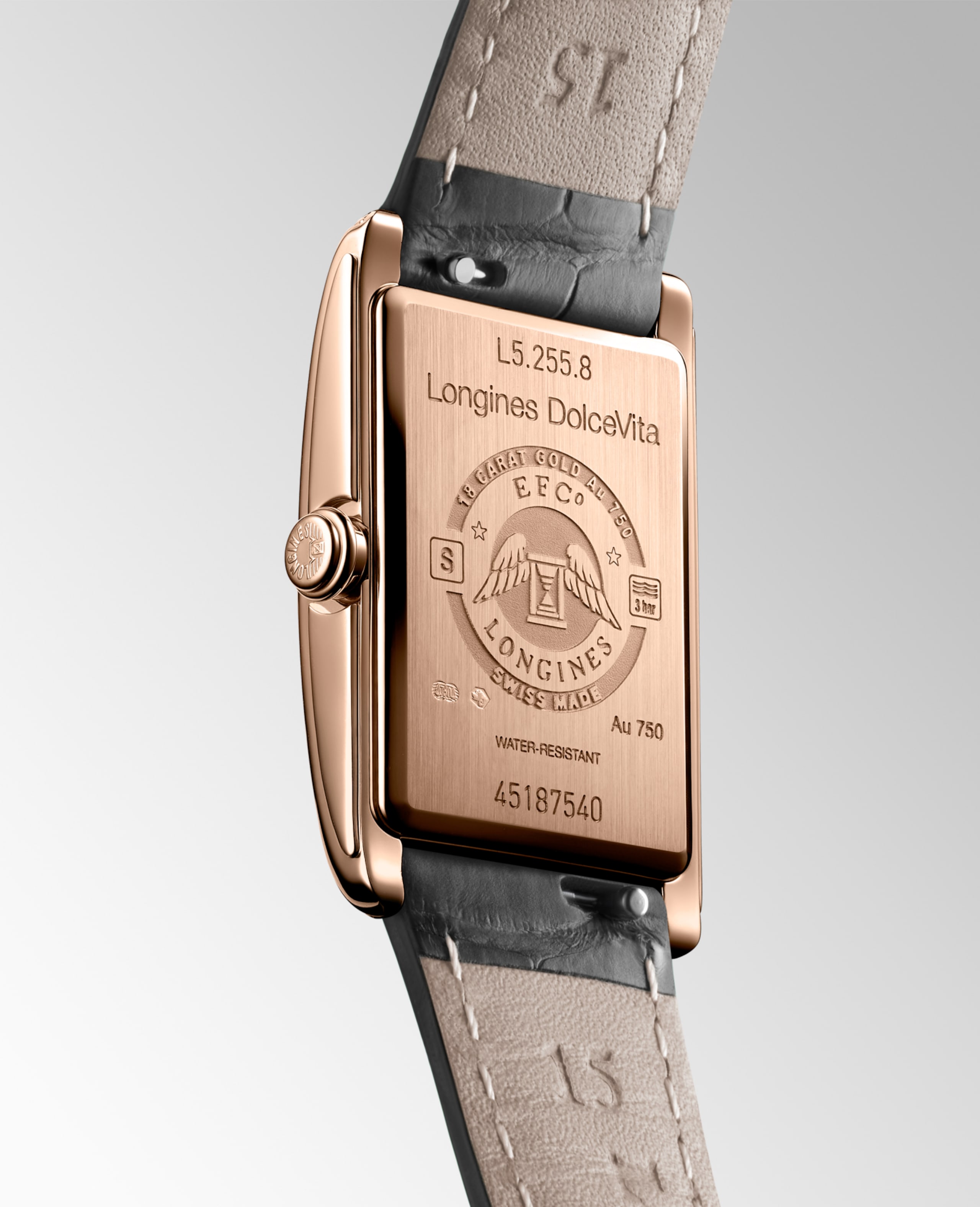 Longines DOLCEVITA al quarzo oro rosa 18 carati Watch - L5.255.8.75.2