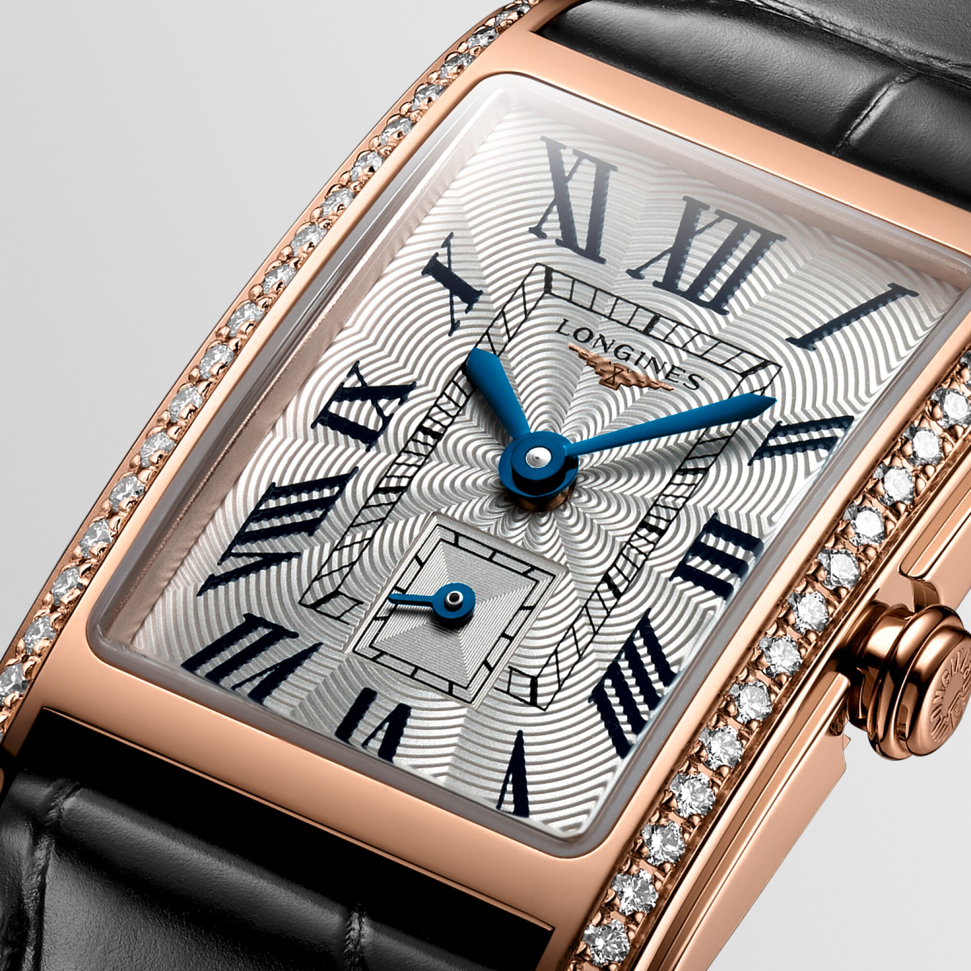 LONGINES DOLCEVITA Quartz, Rose Gold 18 Carats, Silver 