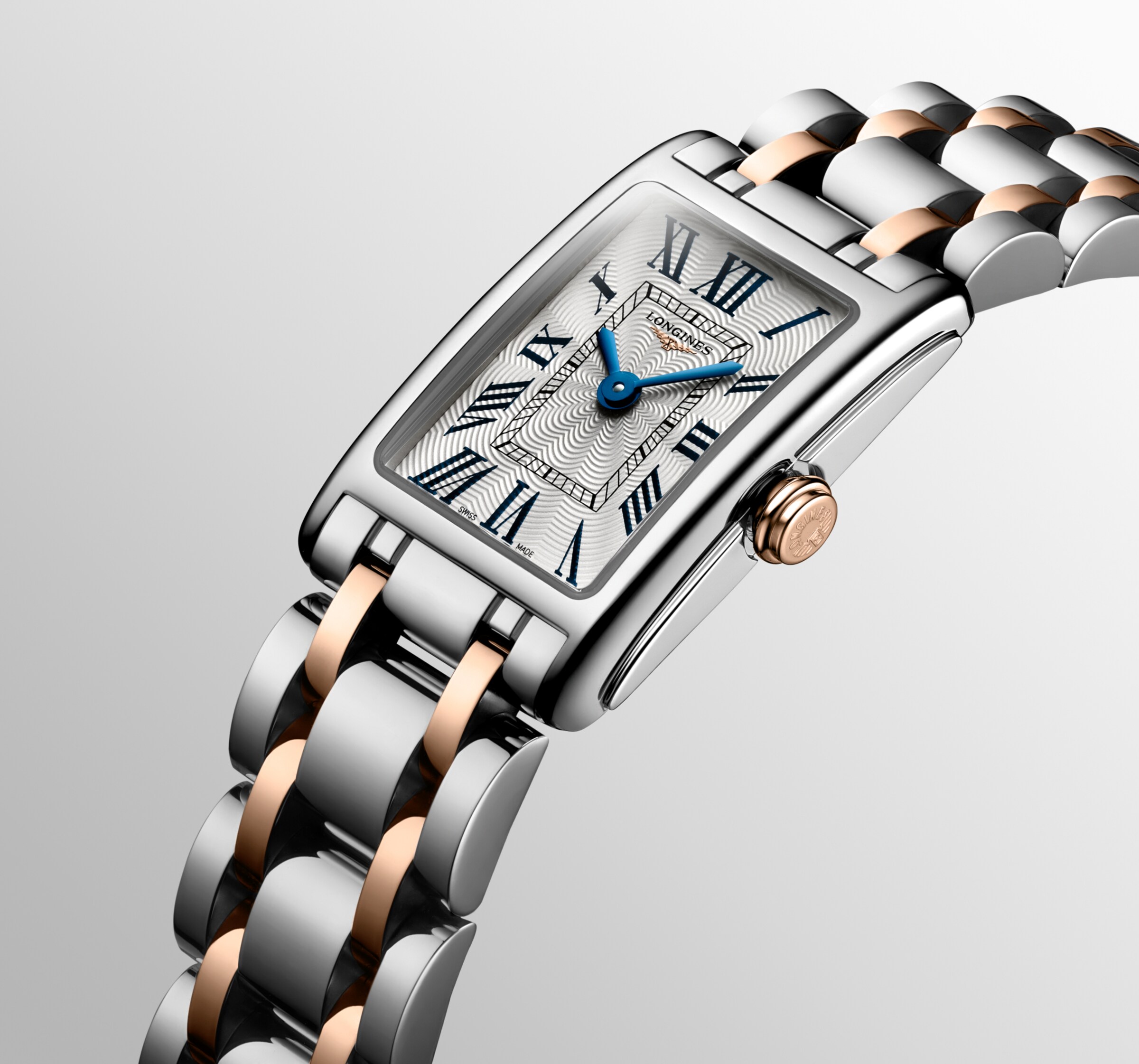 Longines DOLCEVITA Quartz Stainless steel with 18 karat pink gold crown Watch - L5.258.5.71.7