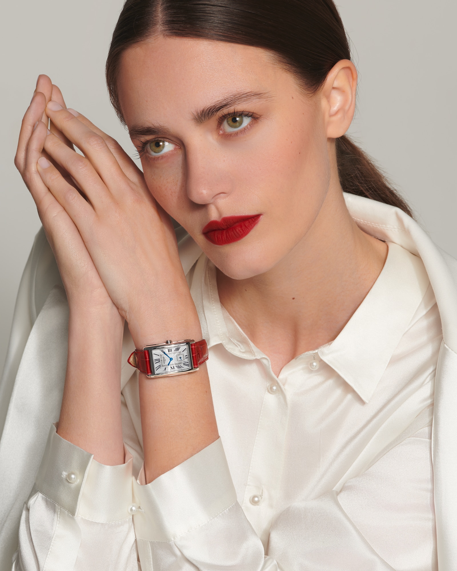 ロンジン ドルチェヴィータ クォーツ、ステンレススティール、シルバー