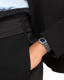 LONGINES DOLCEVITA Quartz, Stainless Steel, Blue Dial, Bracelet Watch ...