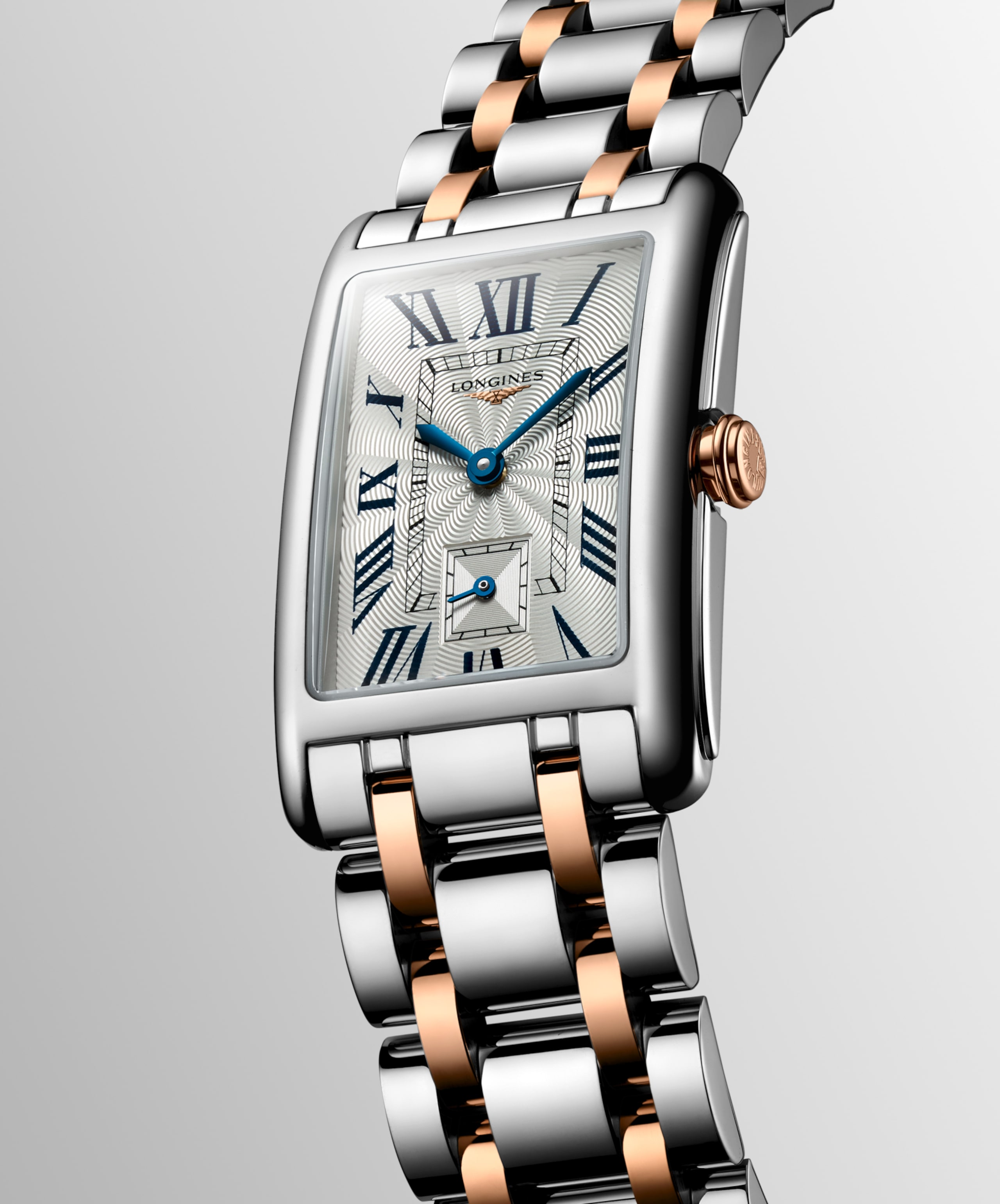 Longines DOLCEVITA quartz stainless steel with 18 karat pink gold crown Watch - L5.512.5.71.7