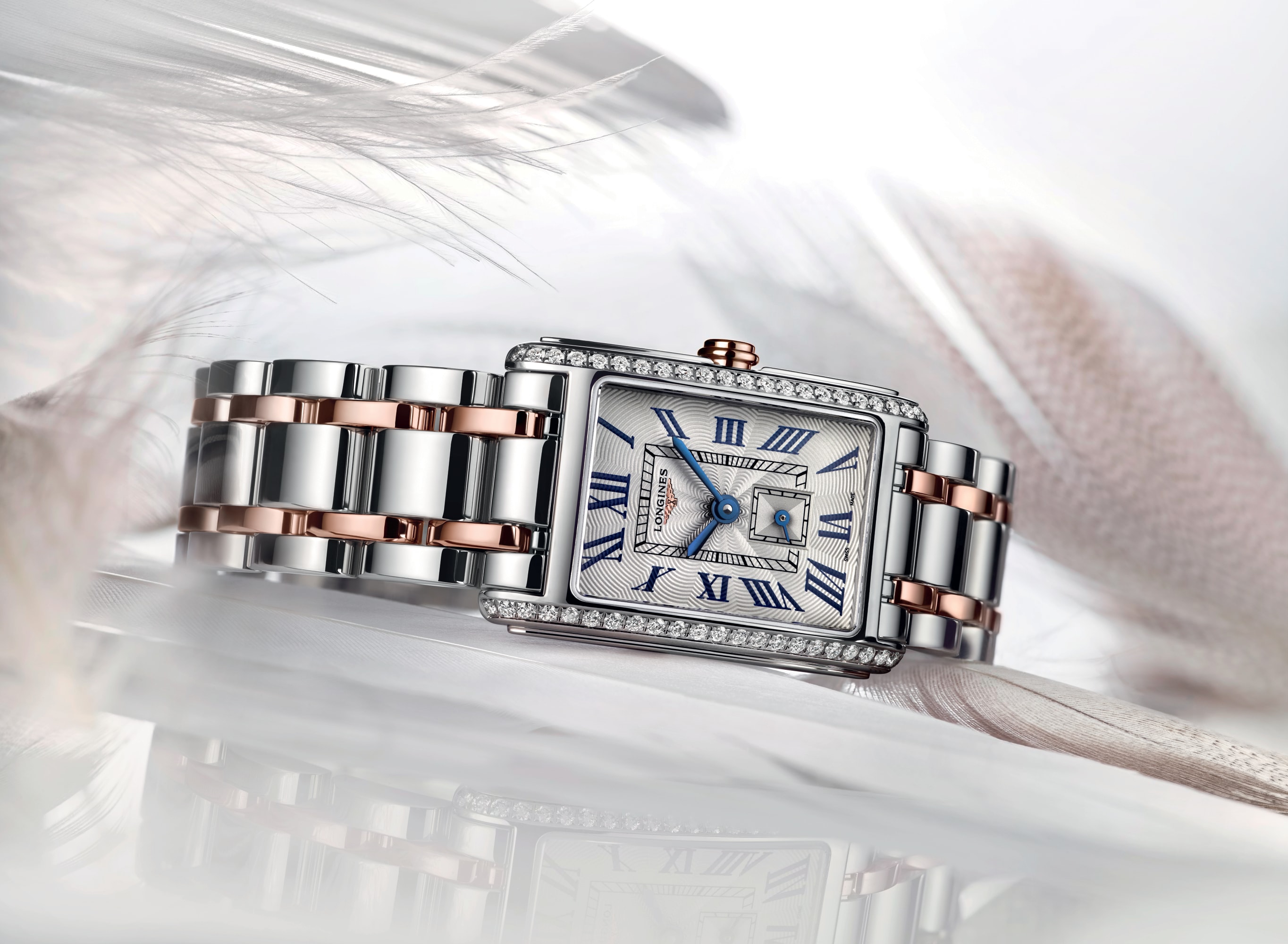 LONGINES DOLCEVITA Quartz, Stainless Steel With 18 Karat