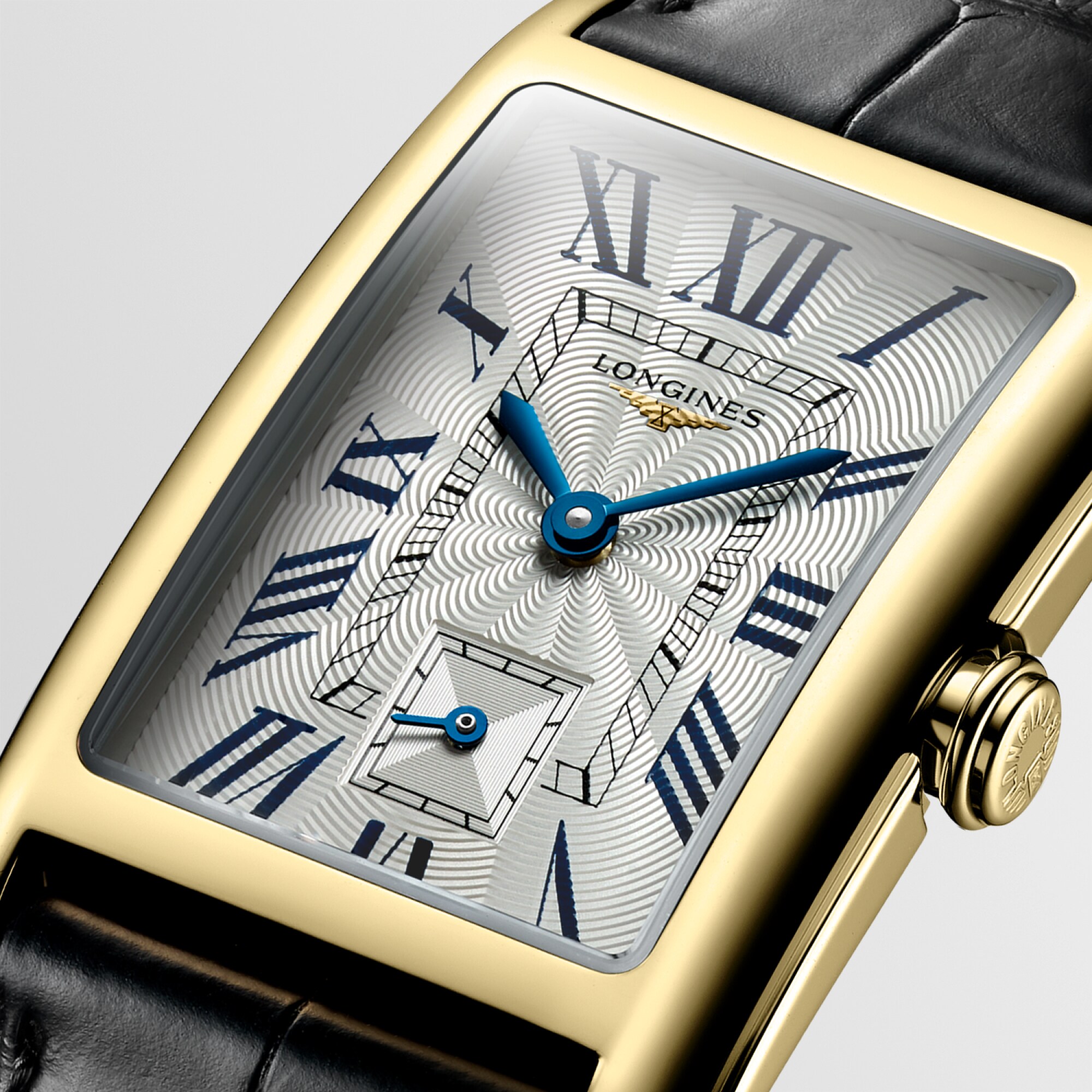 LONGINES DOLCEVITA Quartz, 18 Karat Yellow Gold, Silver 