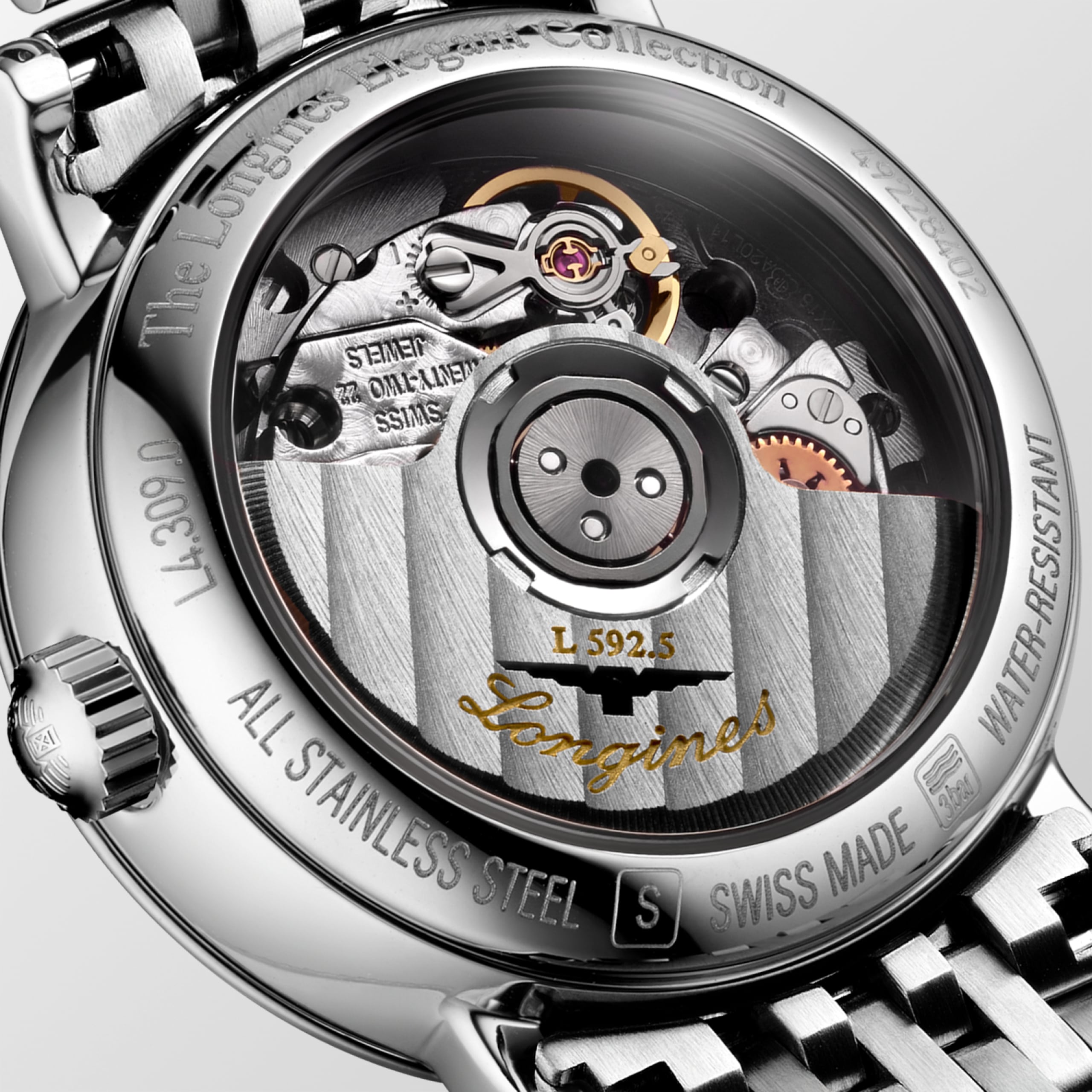 Longines ELEGANT COLLECTION automatic stainless steel Watch - L4.309.0.80.6