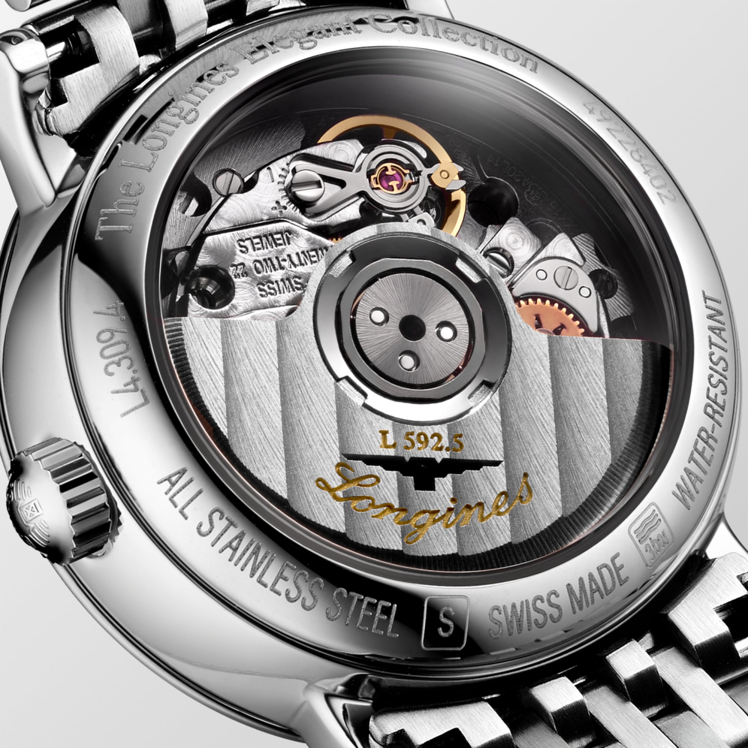 Longines ELEGANT COLLECTION automatic stainless steel Watch - L4.309.4.19.6