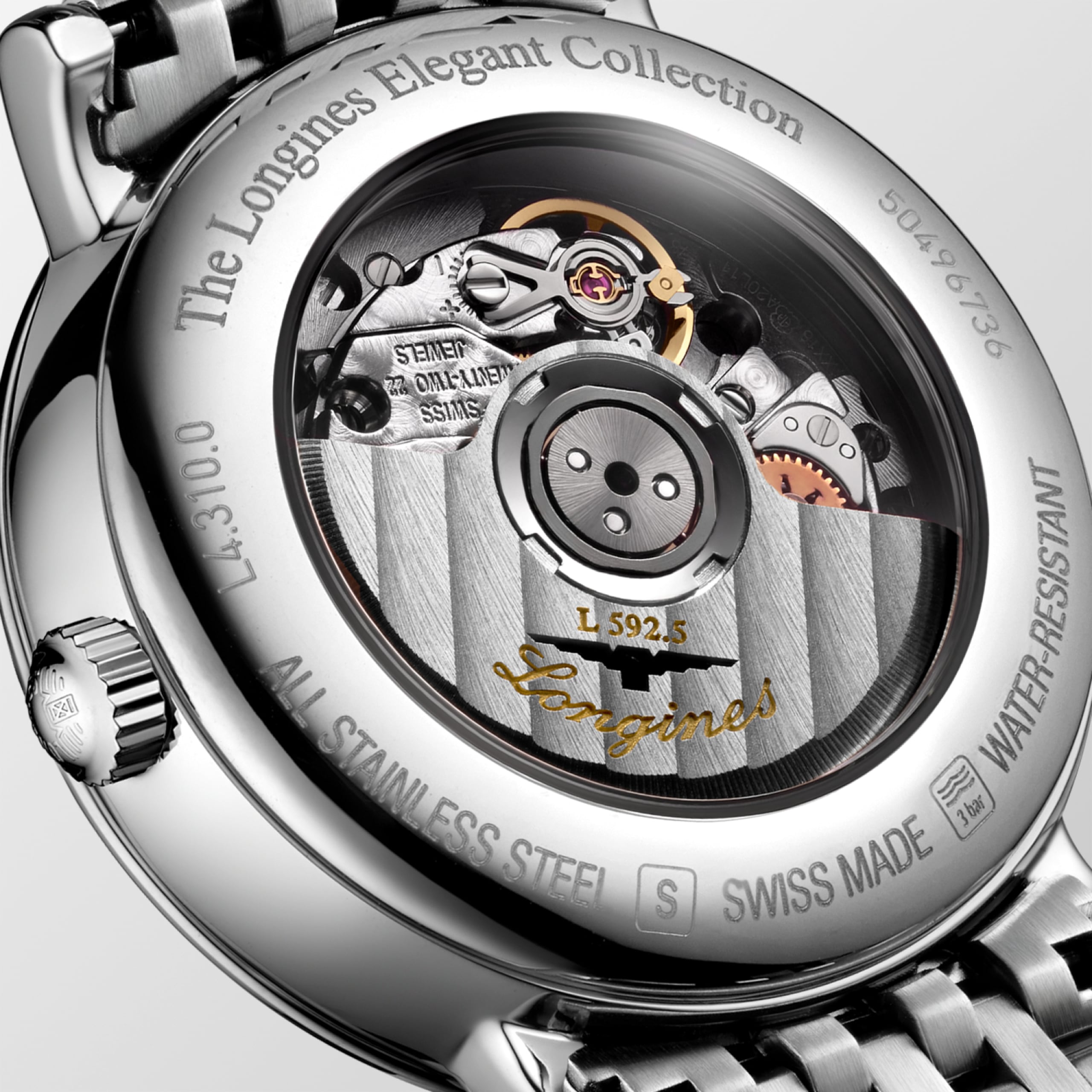 Longines ELEGANT COLLECTION automatic stainless steel Watch - L4.310.0.80.6