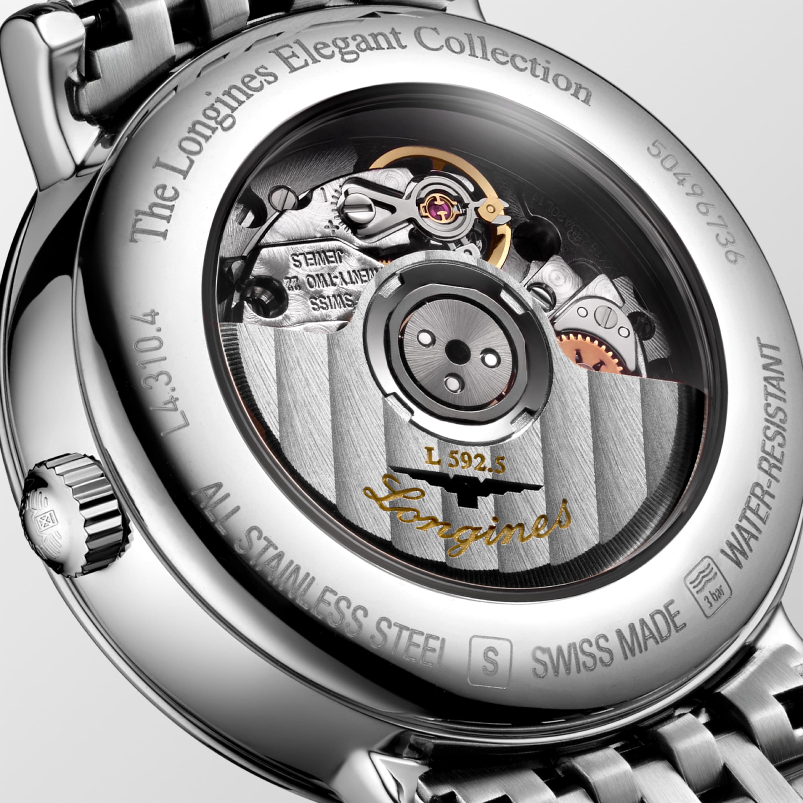 Longines ELEGANT COLLECTION automatic stainless steel Watch - L4.310.4.18.6