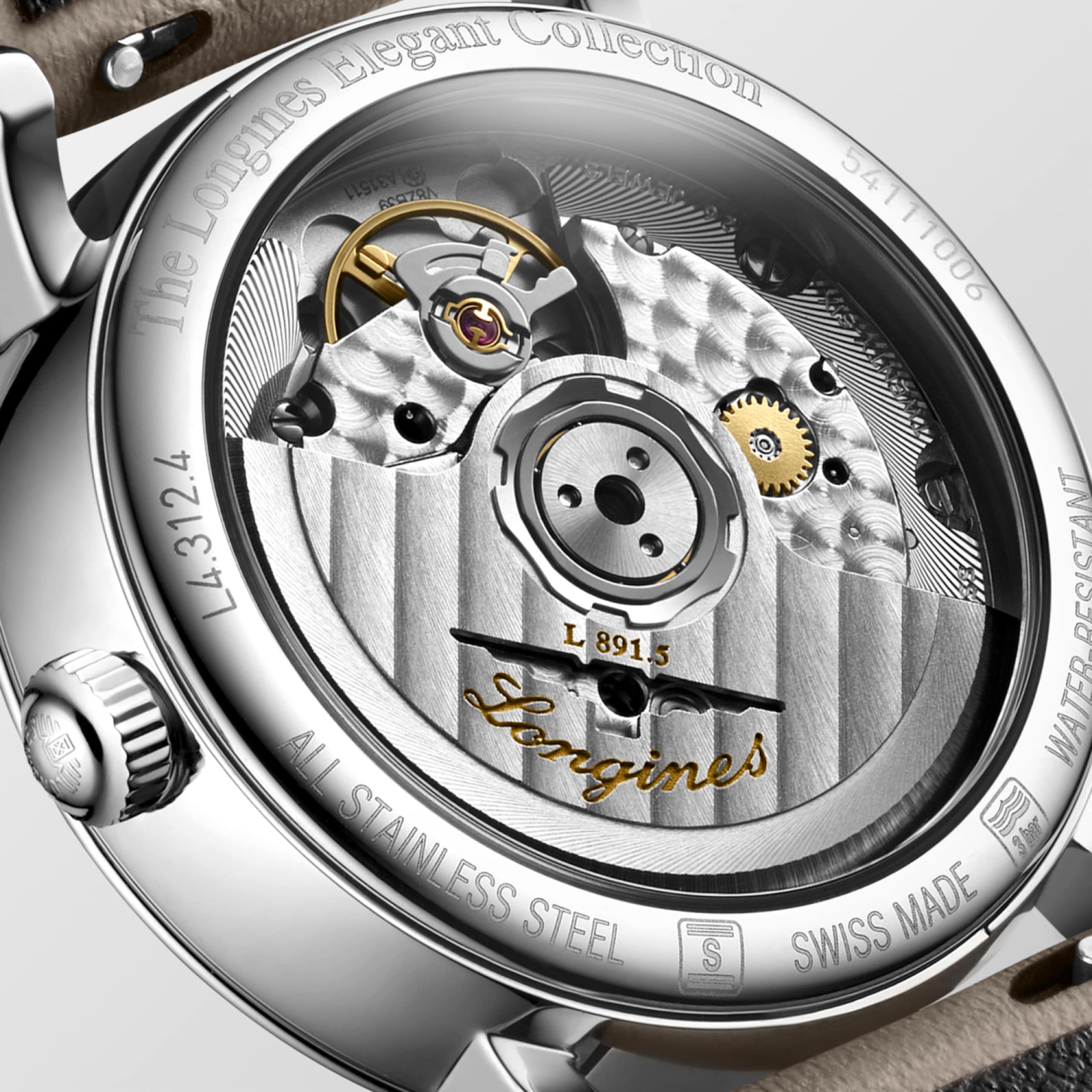 Longines ELEGANT COLLECTION automático aço inoxidável Watch - L4.312.4.11.2