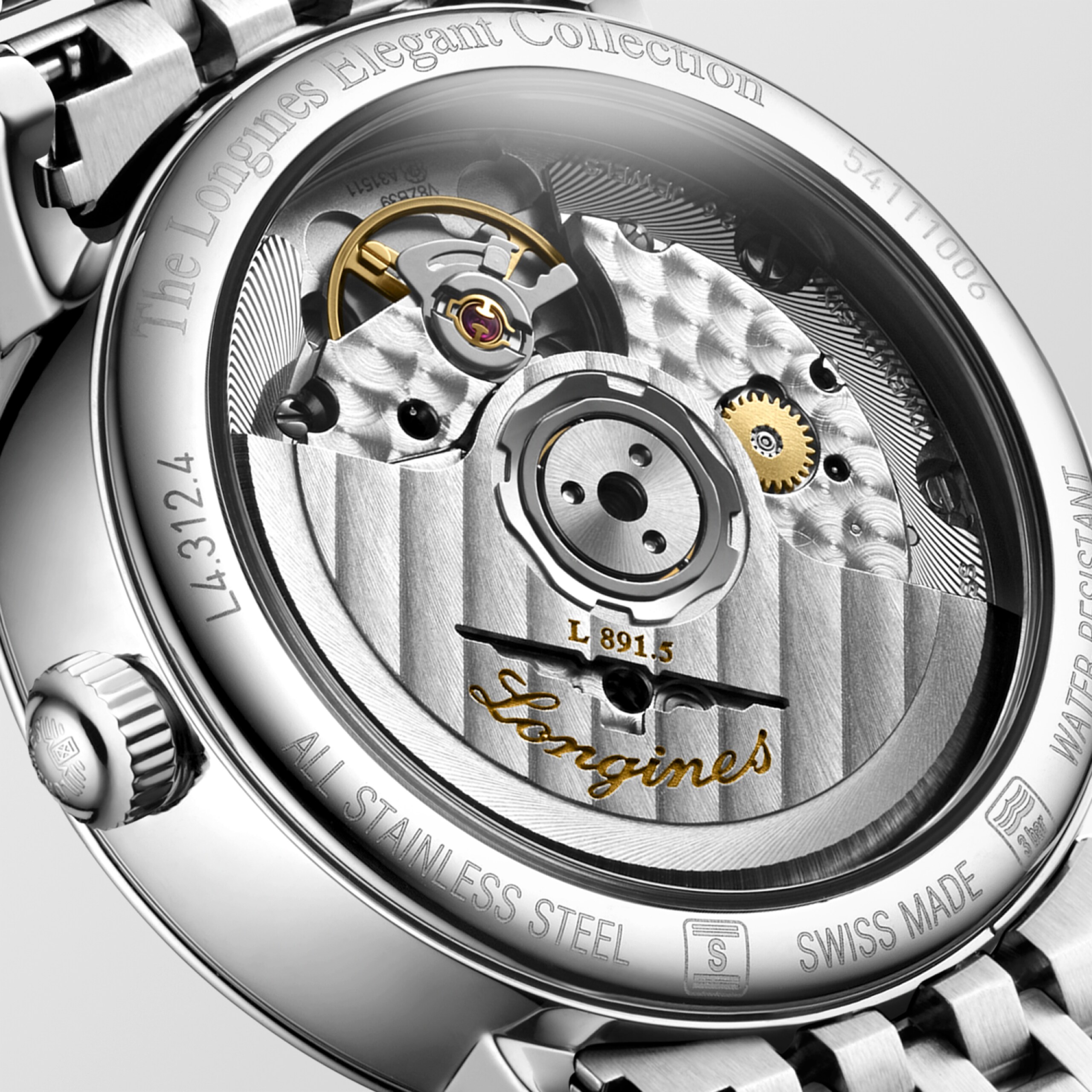Longines ELEGANT COLLECTION Automatik Edelstahl Watch - L4.312.4.11.6