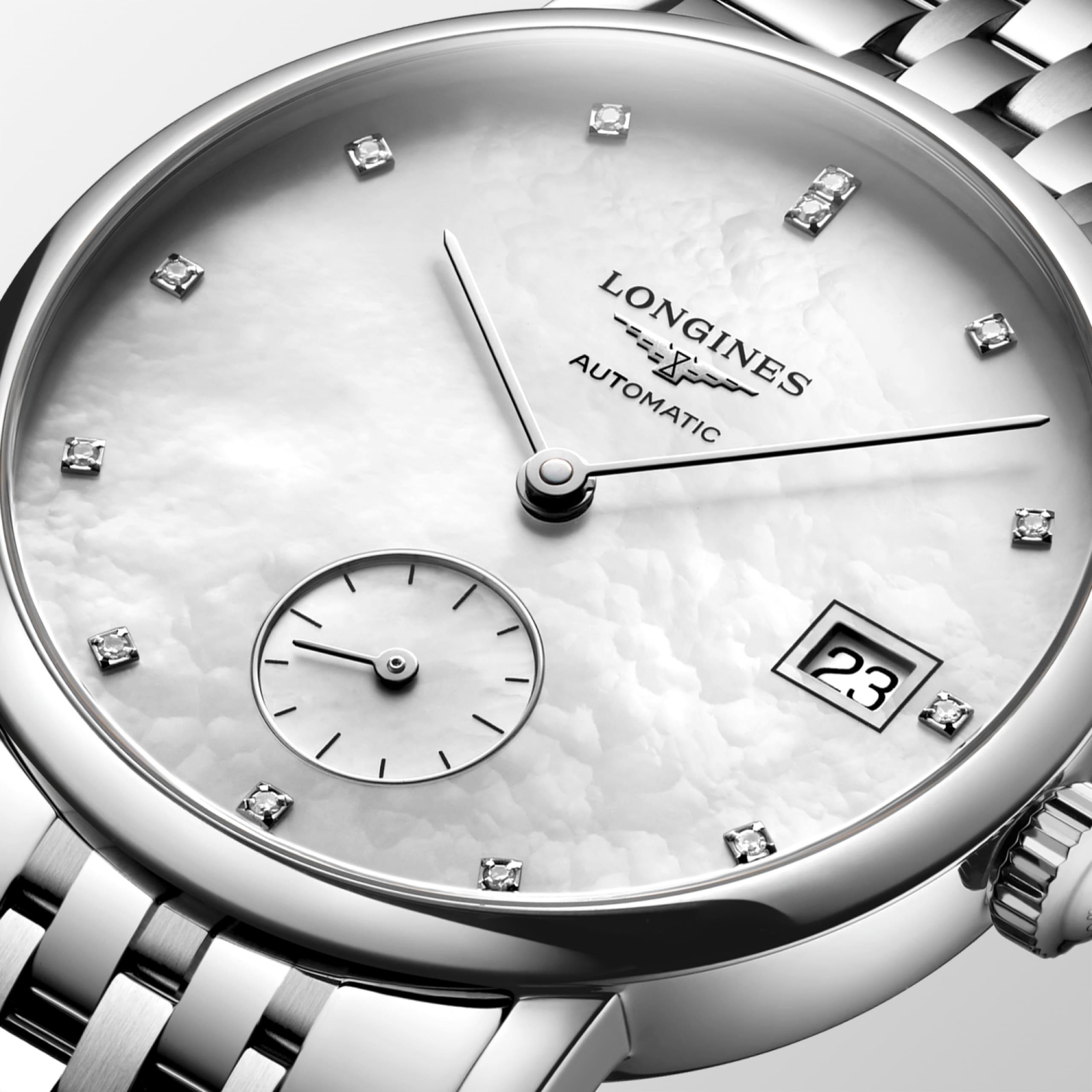 Longines ELEGANT COLLECTION automatic stainless steel Watch - L4.312.4.87.6