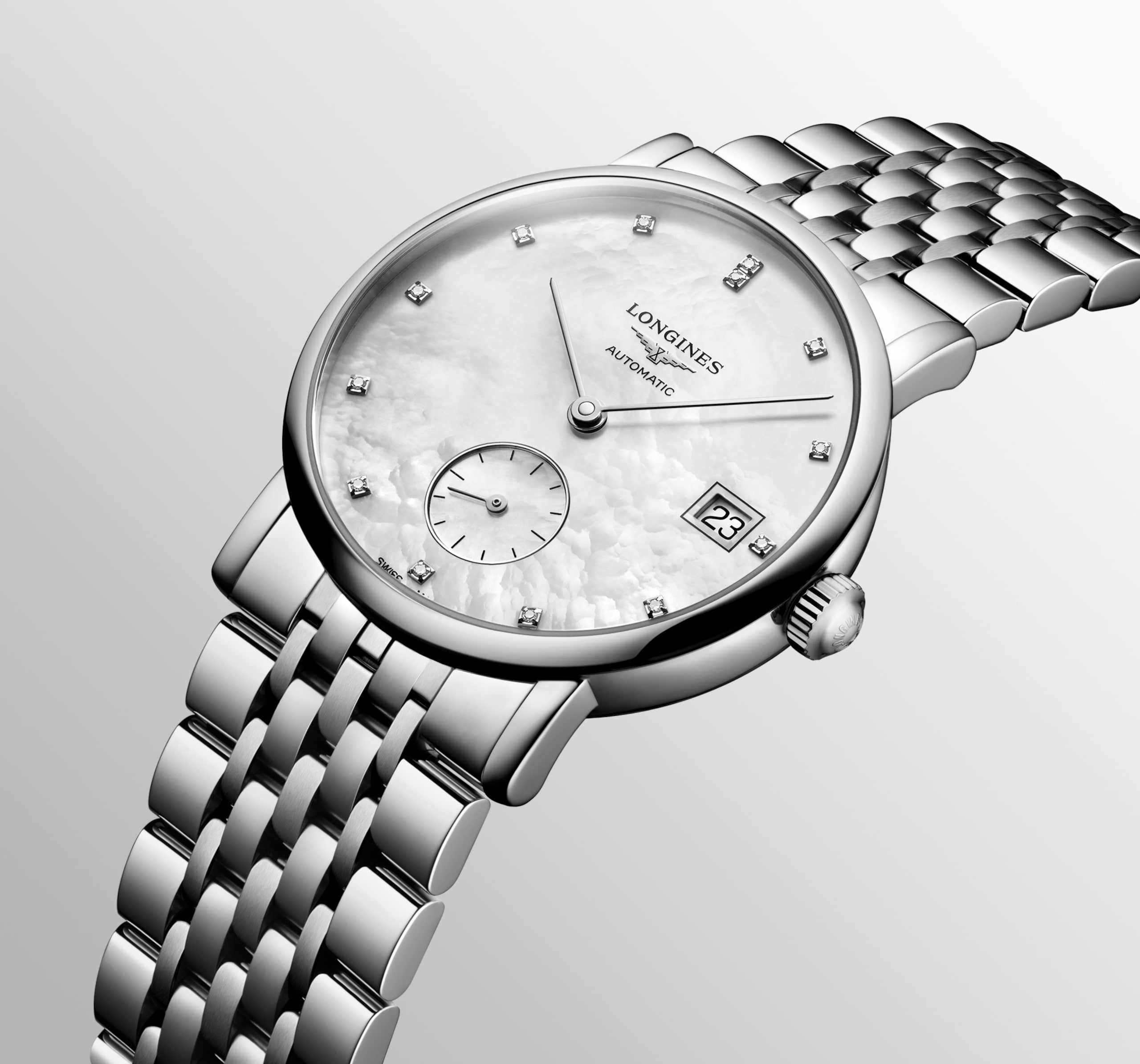 Longines ELEGANT COLLECTION automatic stainless steel Watch - L4.312.4.87.6