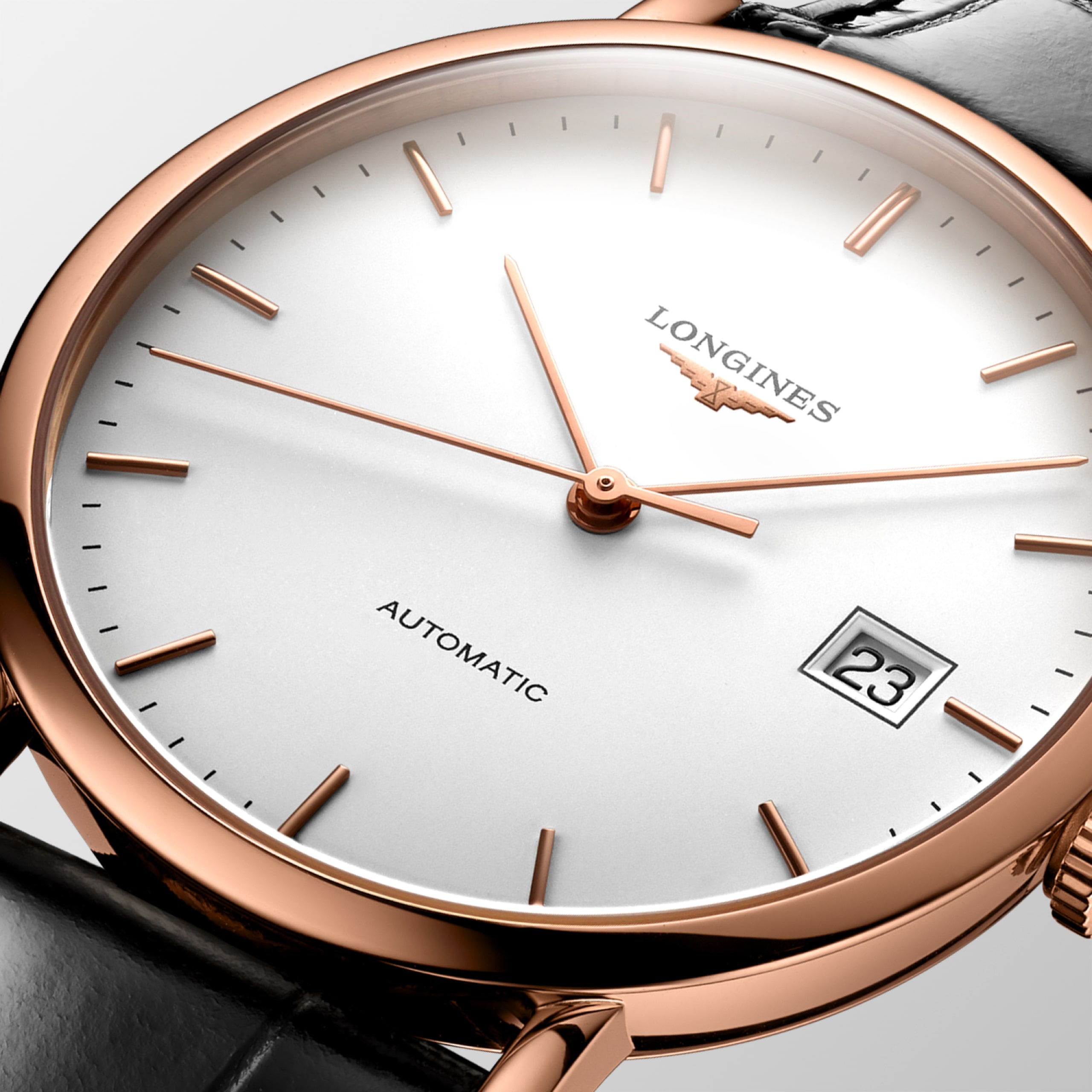 Longines ELEGANT COLLECTION automatic 18 karat pink gold Watch - L4.787.8.12.4