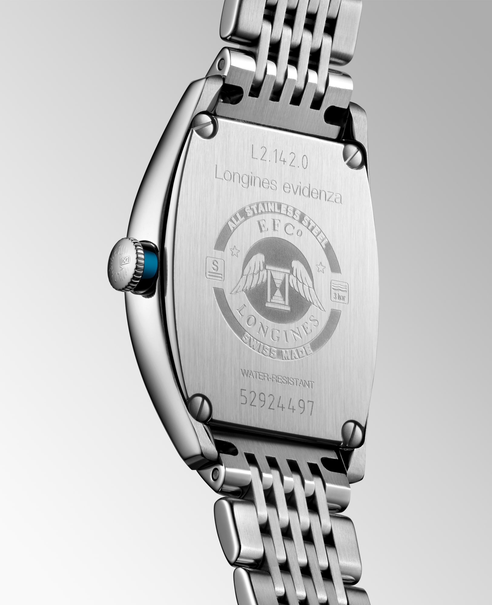 LONGINES EVIDENZA Automatic, Stainless Steel, Silver 