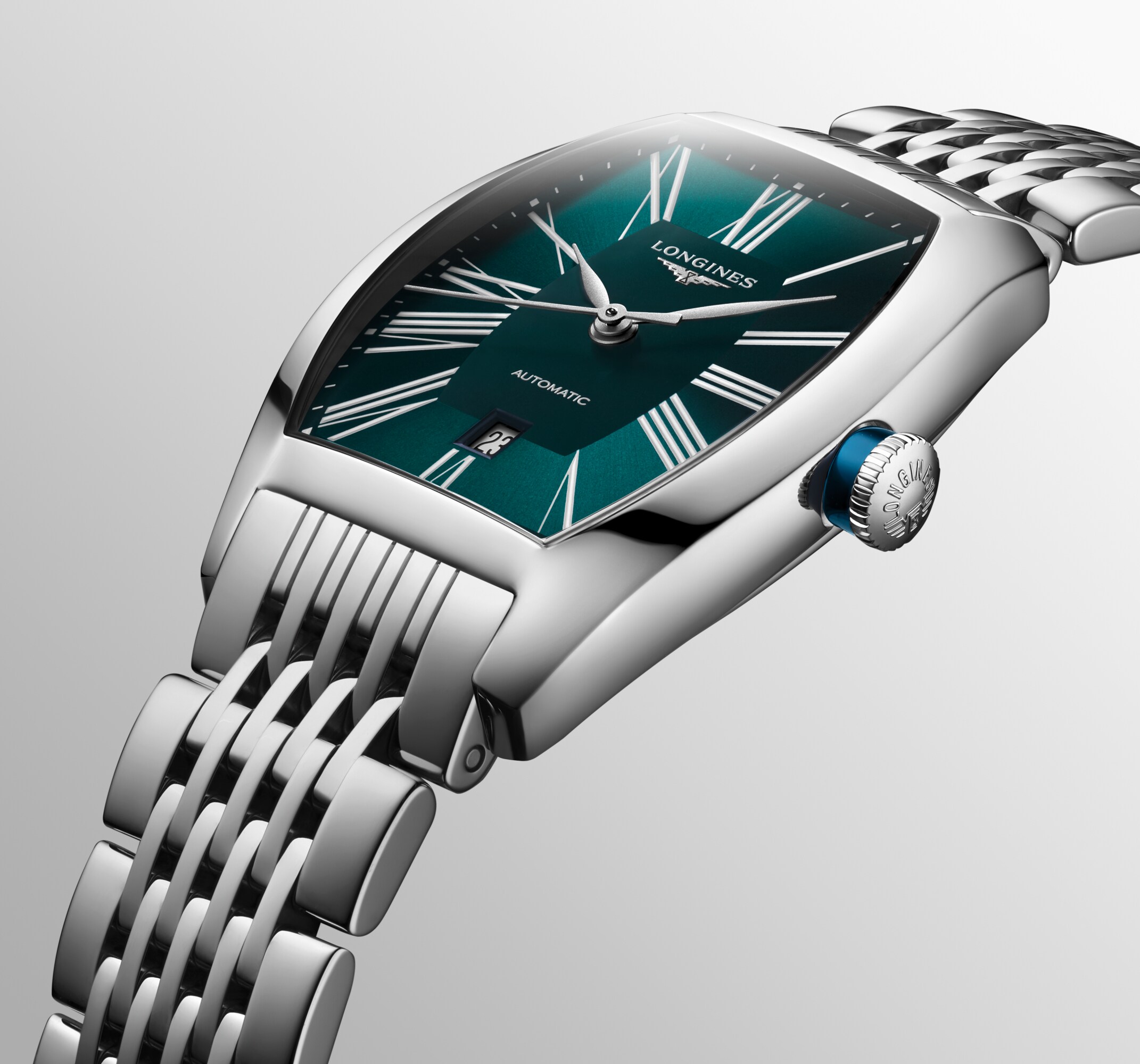 ロンジン エヴィデンツァ 自動巻、ステンレススティール