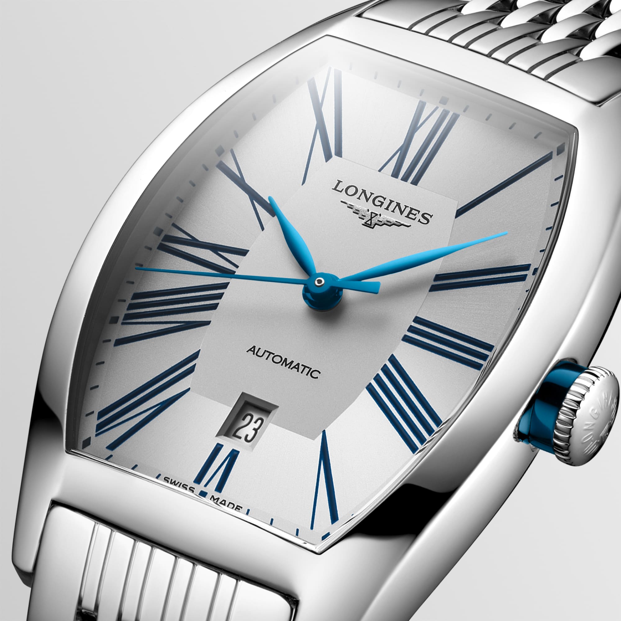 LONGINES EVIDENZA Automatic, Stainless Steel, Opaline Ivory Dial