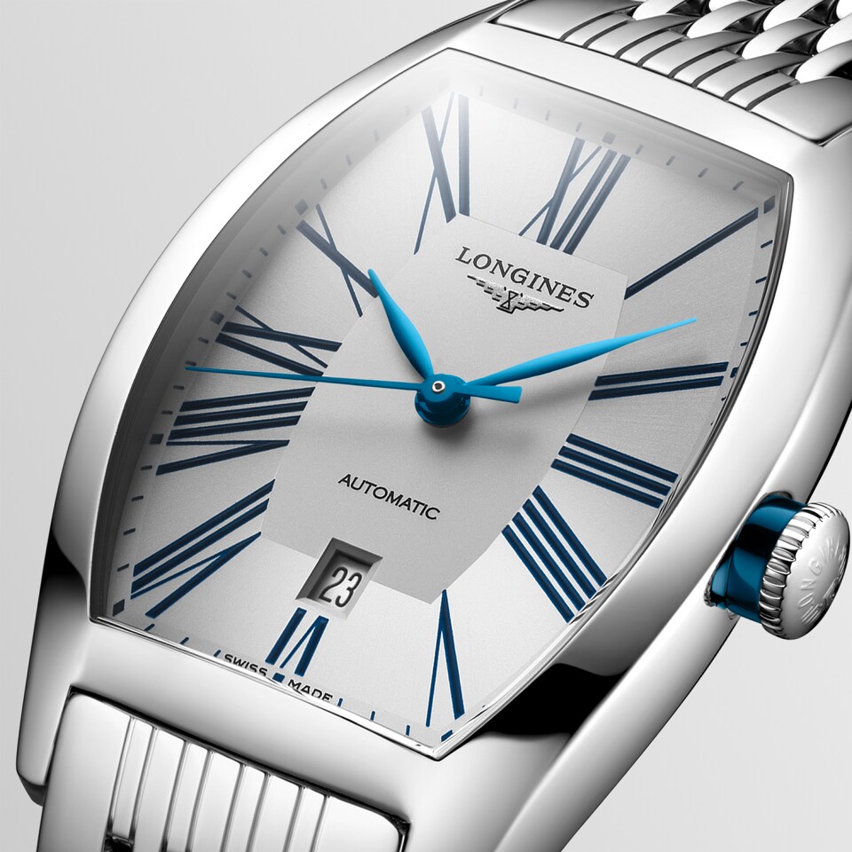 Longines Evidenza Cadran Argenté Bracelet Acier - L2.142.4.70.6