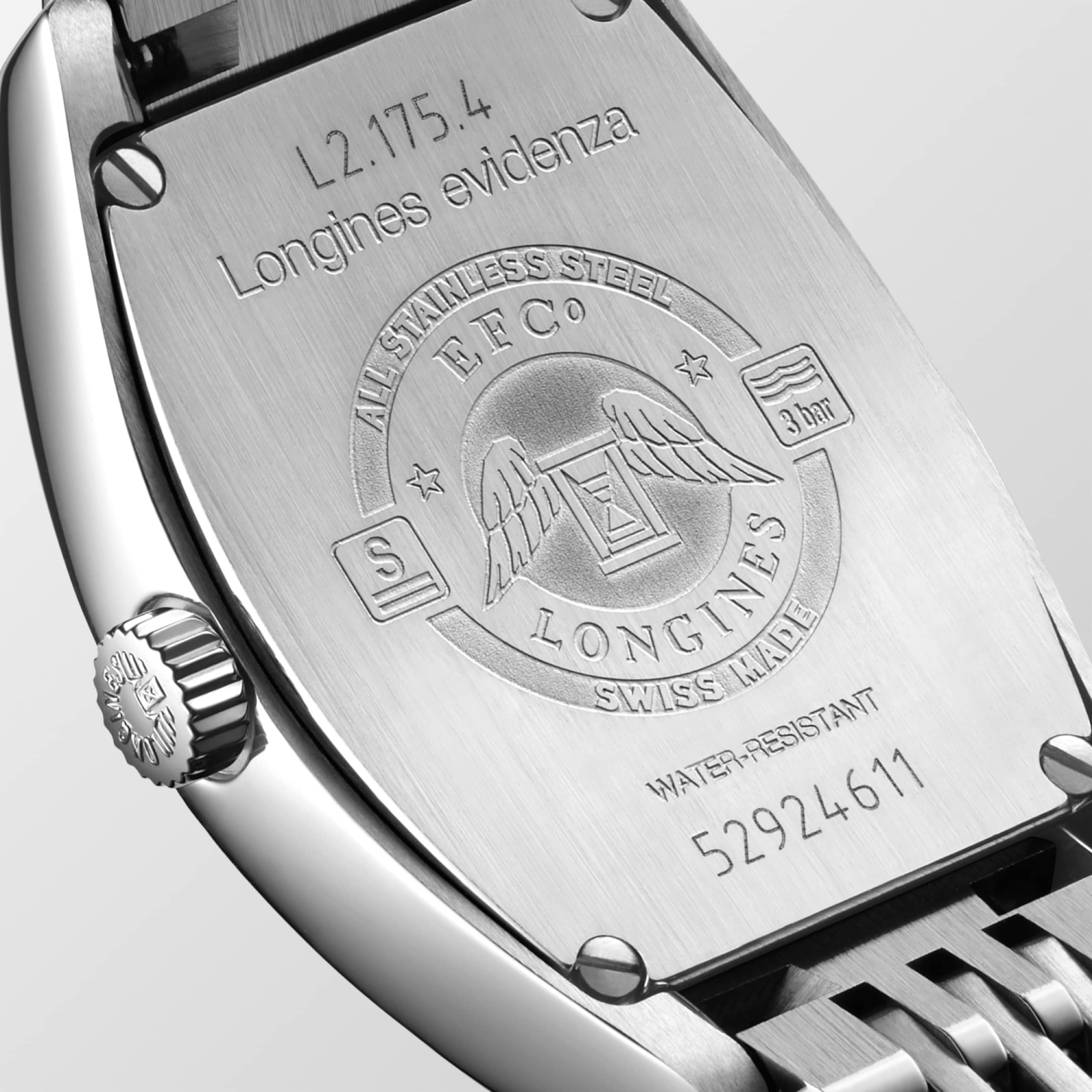 Longines EVIDENZA al quarzo acciaio inossidabile Watch - L2.175.4.71.6