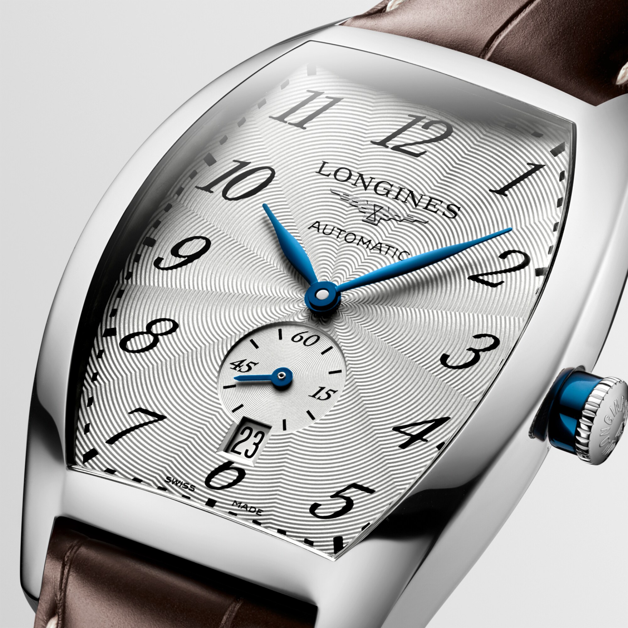 LONGINES EVIDENZA Automatic, Stainless Steel, Silver 