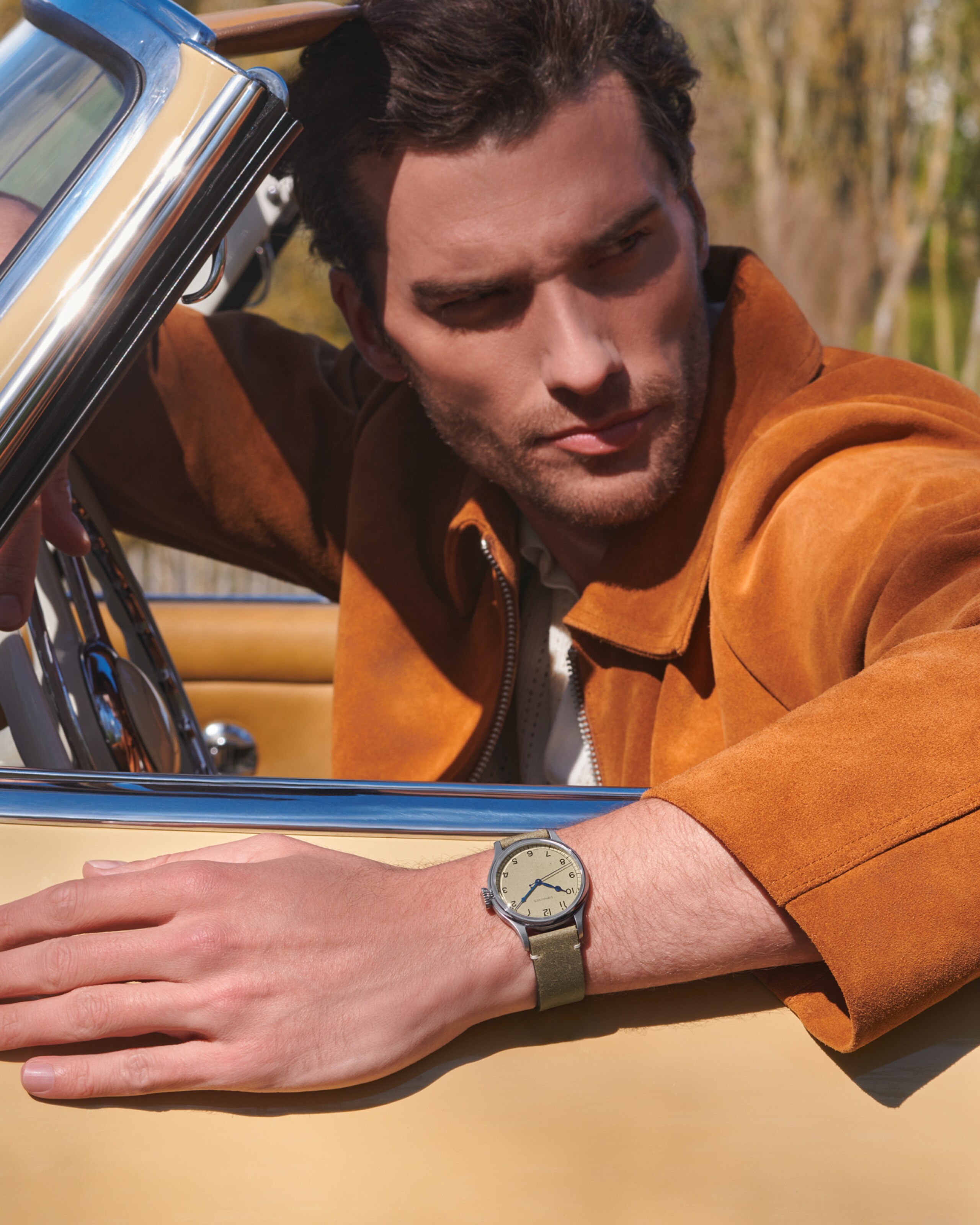 Longines HERITAGE MILITARY automático aço inoxidável Watch - L2.819.4.93.2