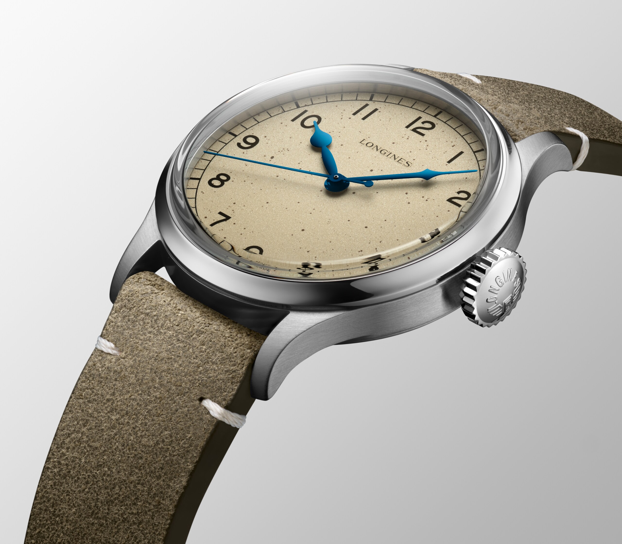 Longines HERITAGE MILITARY automático aço inoxidável Watch - L2.819.4.93.2