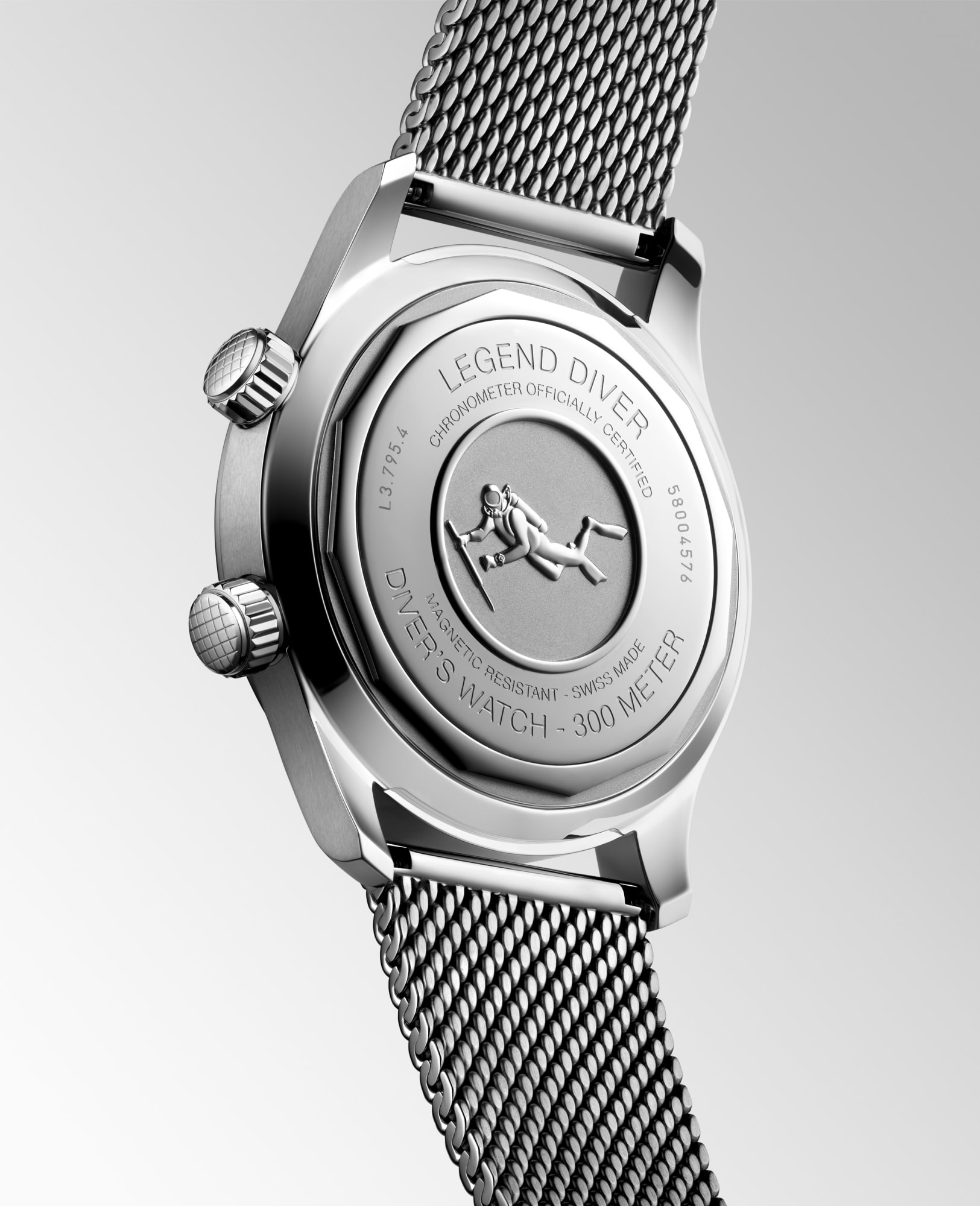 エルシャダイ LONGINES LEGEND DIVER 59 | Ø 42.00 mm, Black Grained | L3.795.4