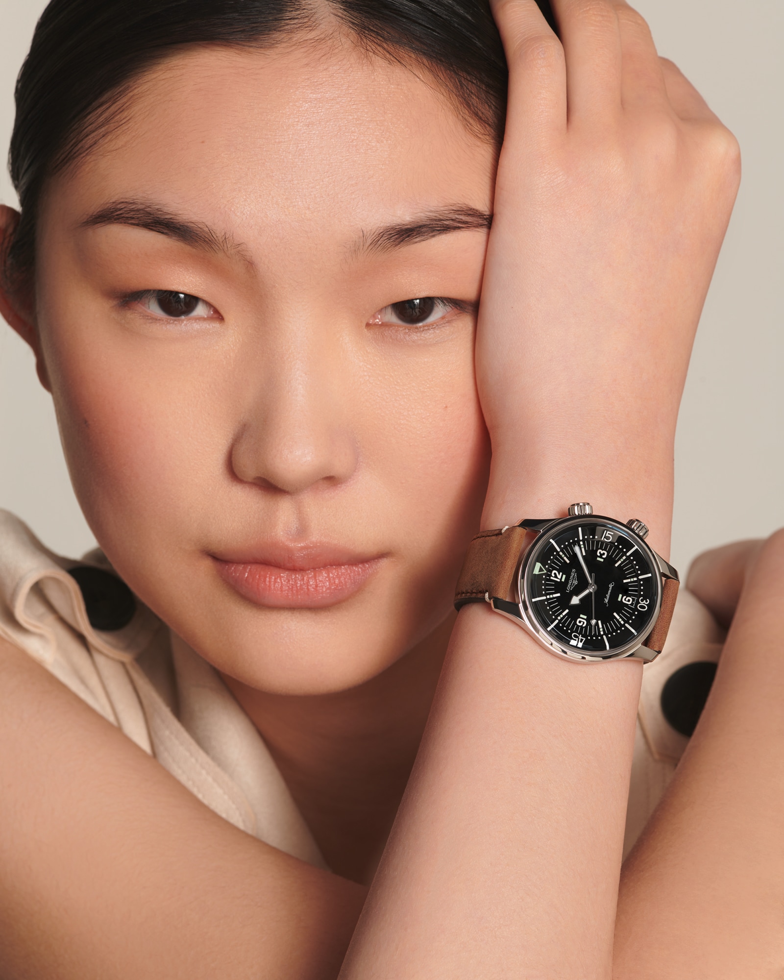 ロンジン レジェンドダイバー | Ø 39.00 mm, ブラックラッカー ロンジン レジェンドダイバー | Ø 39.00 mm, ブラックラッカー