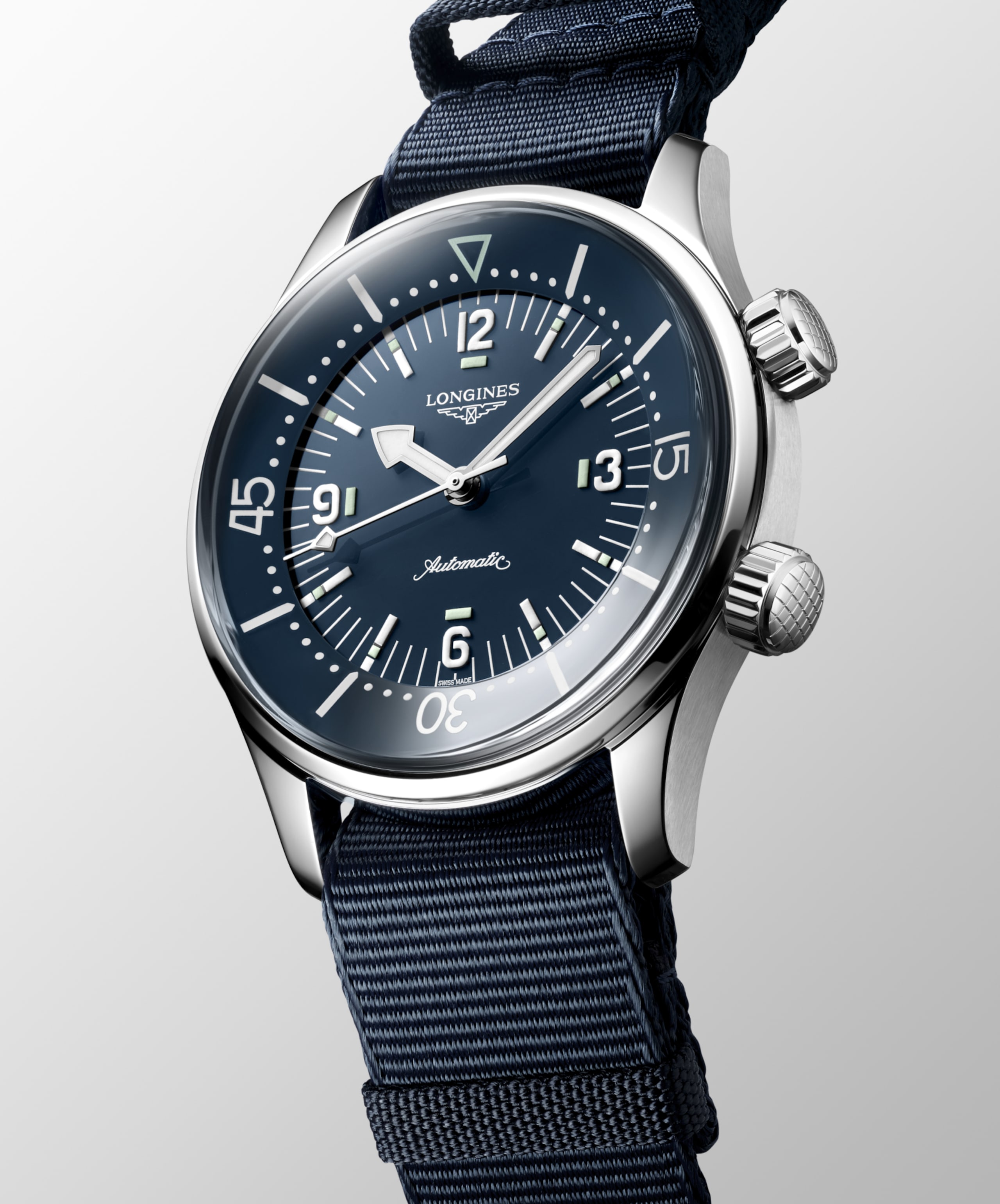 Longines LEGEND DIVER automatic stainless steel Watch - L3.764.4.90.2