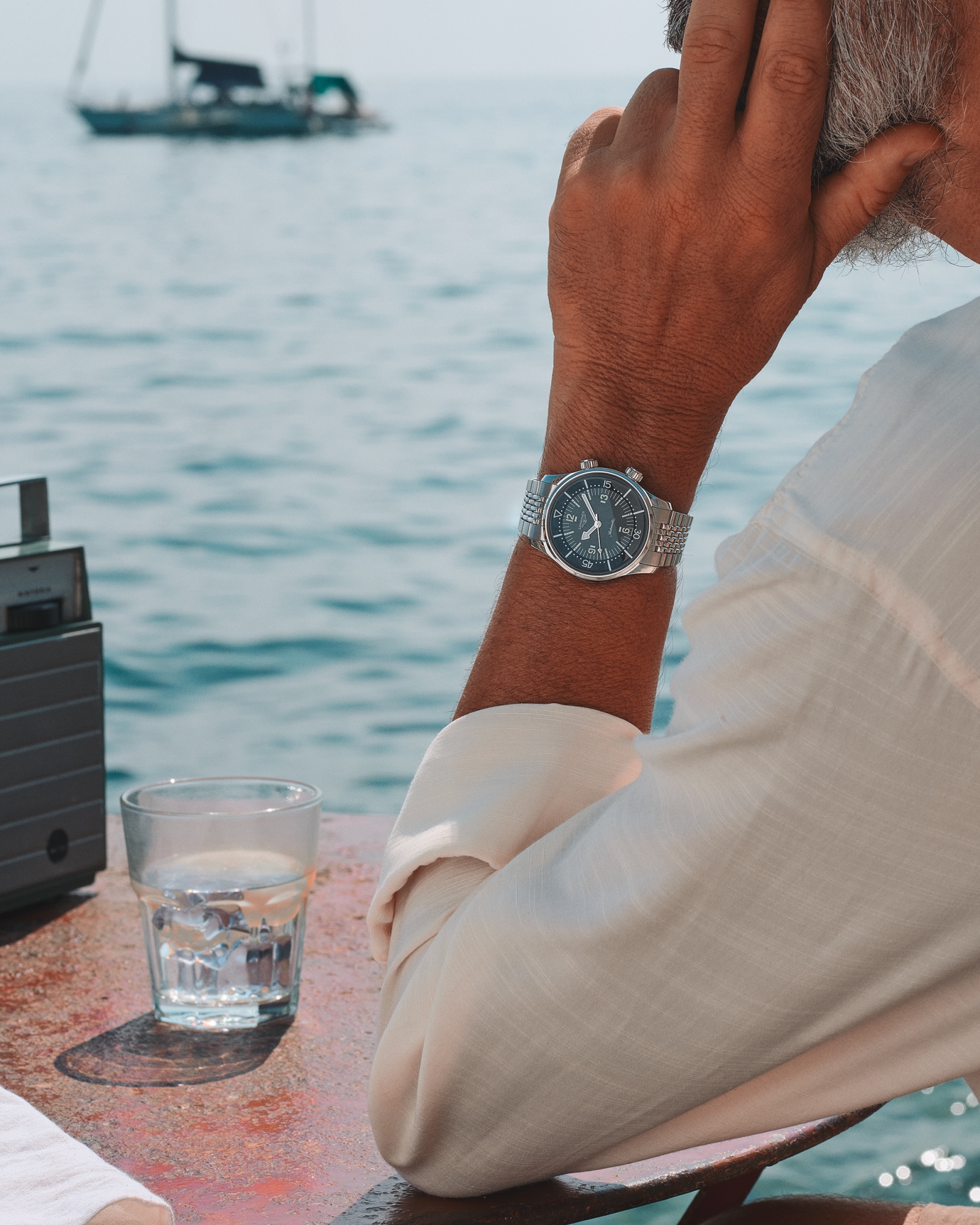 LONGINES LEGEND DIVER Automatic, Stainless Steel, Grey Dial