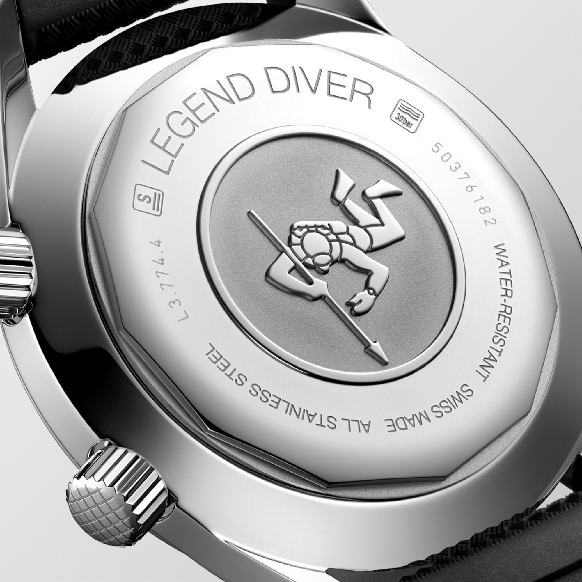 ロンジン レジェンドダイバー 自動巻、ステンレススティール