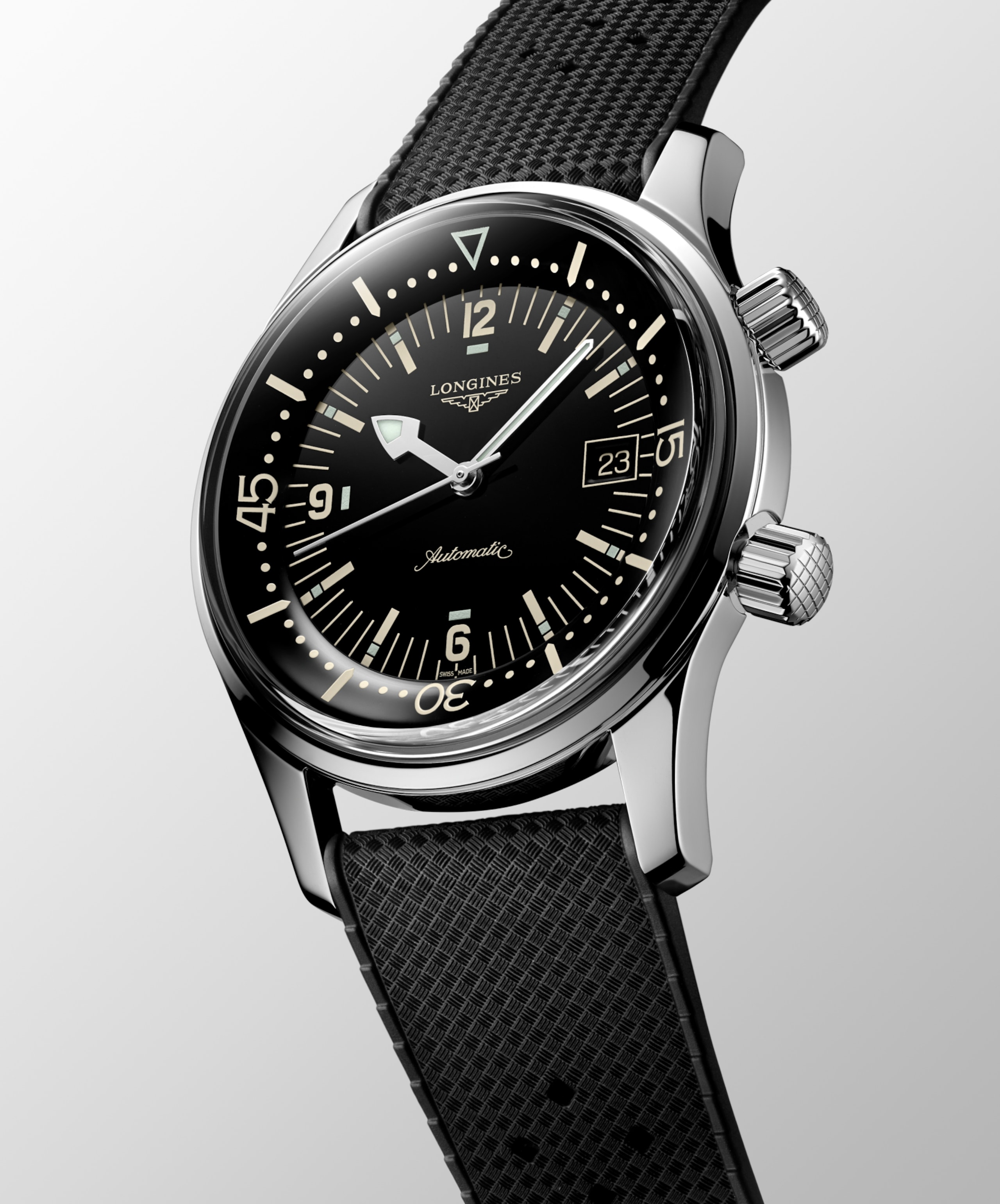 Longines LEGEND DIVER automático acero inoxidable Watch - L3.774.4.50.9