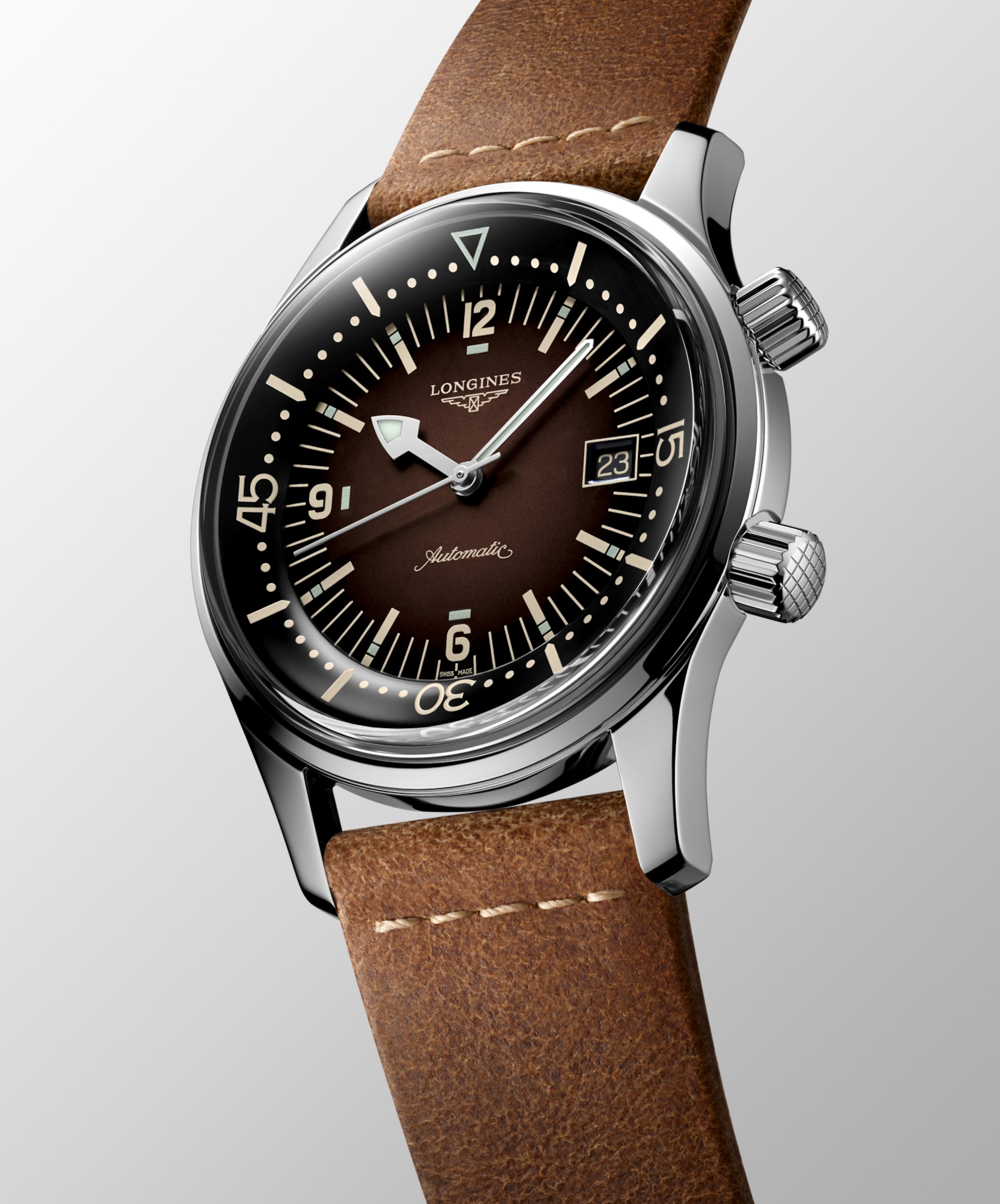 Longines LEGEND DIVER automatic stainless steel Watch - L3.774.4.60.2