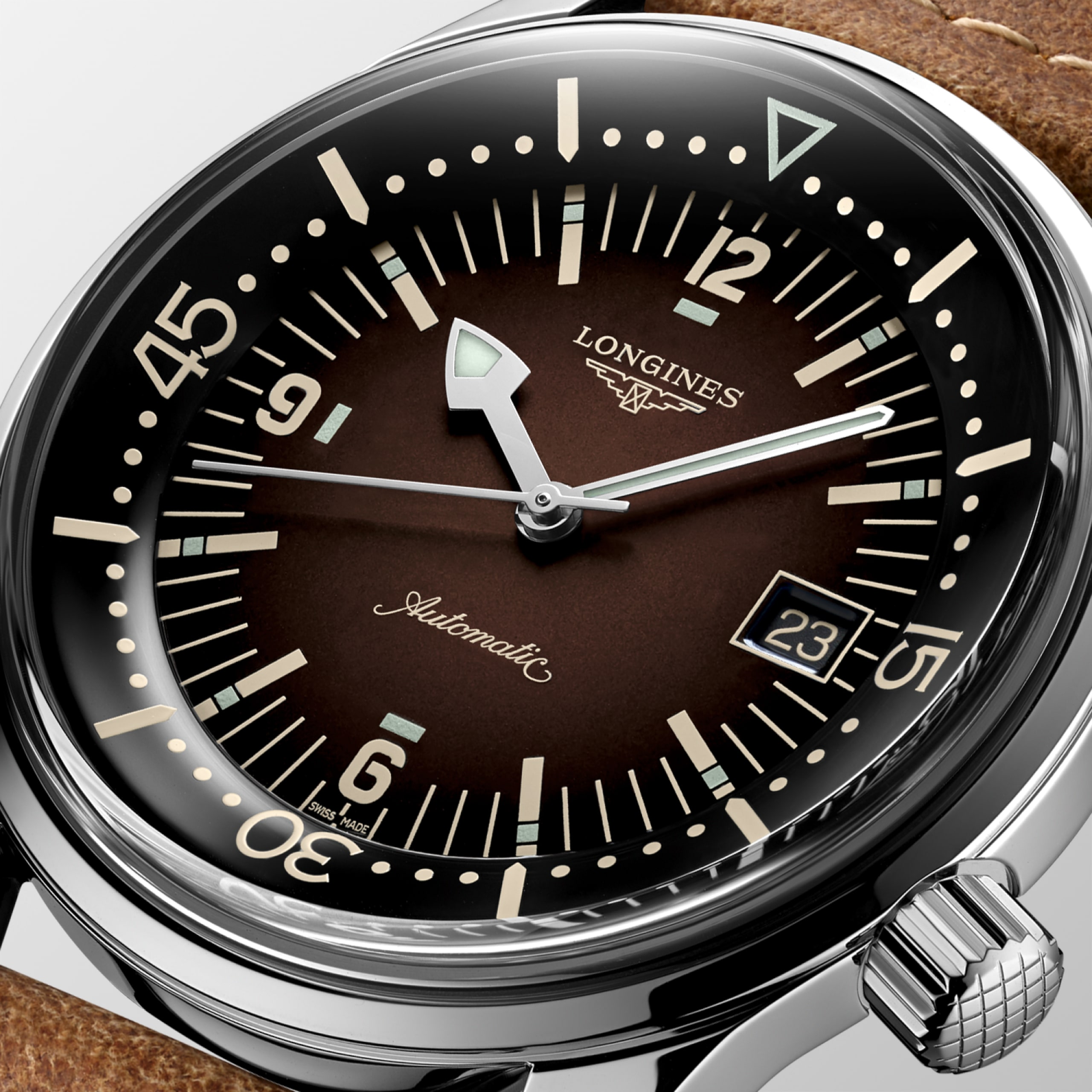 Longines LEGEND DIVER automatic stainless steel Watch - L3.774.4.60.2