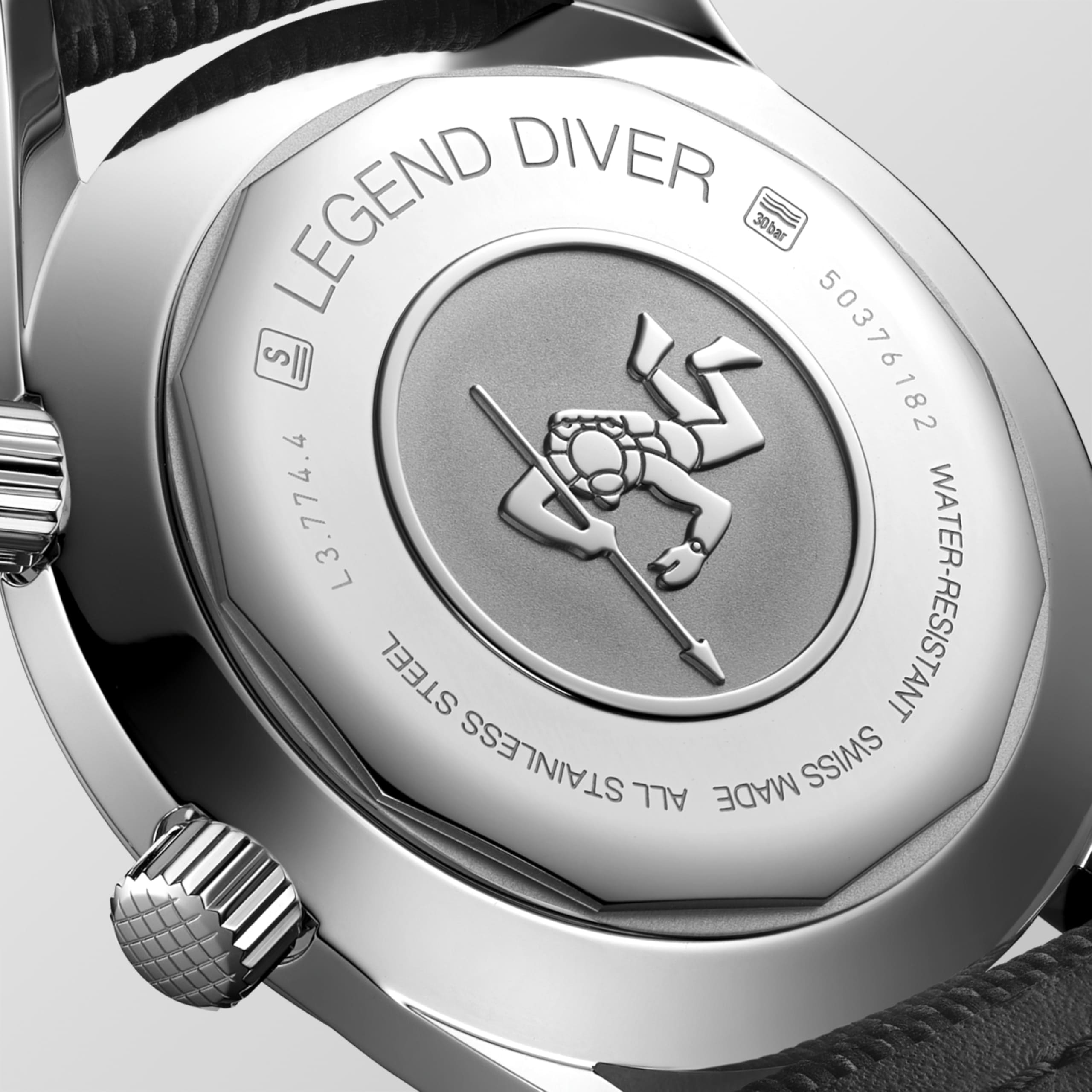 Longines LEGEND DIVER automático aço inoxidável Watch - L3.774.4.90.2