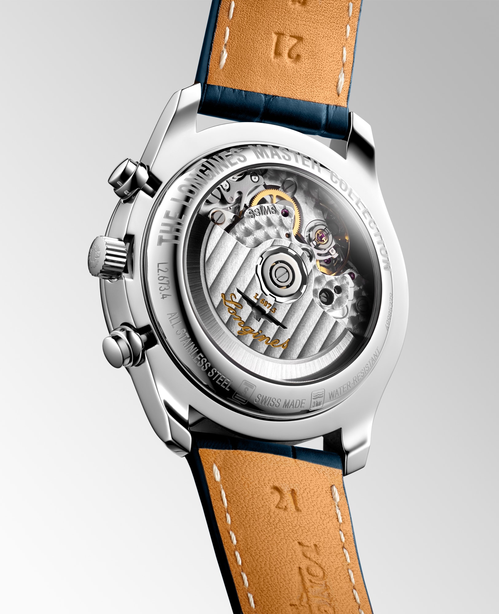 LONGINES MASTER COLLECTION CHRONO MOONPHASE | Ø 40.00 mm, Opaline