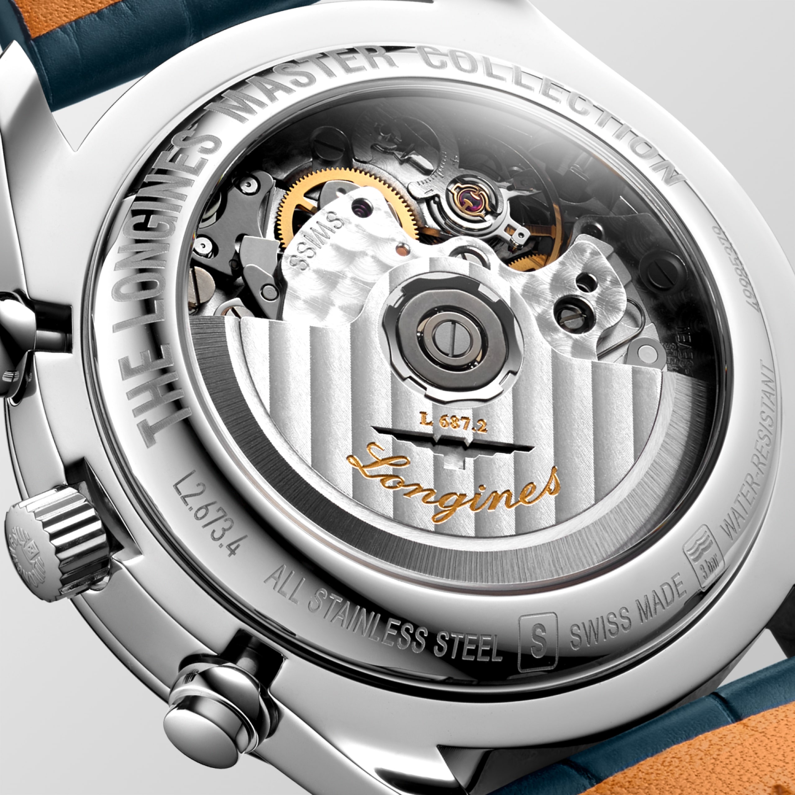 Longines MASTER COLLECTION CHRONO MOONPHASE Automatik Edelstahl Watch - L2.673.4.92.0