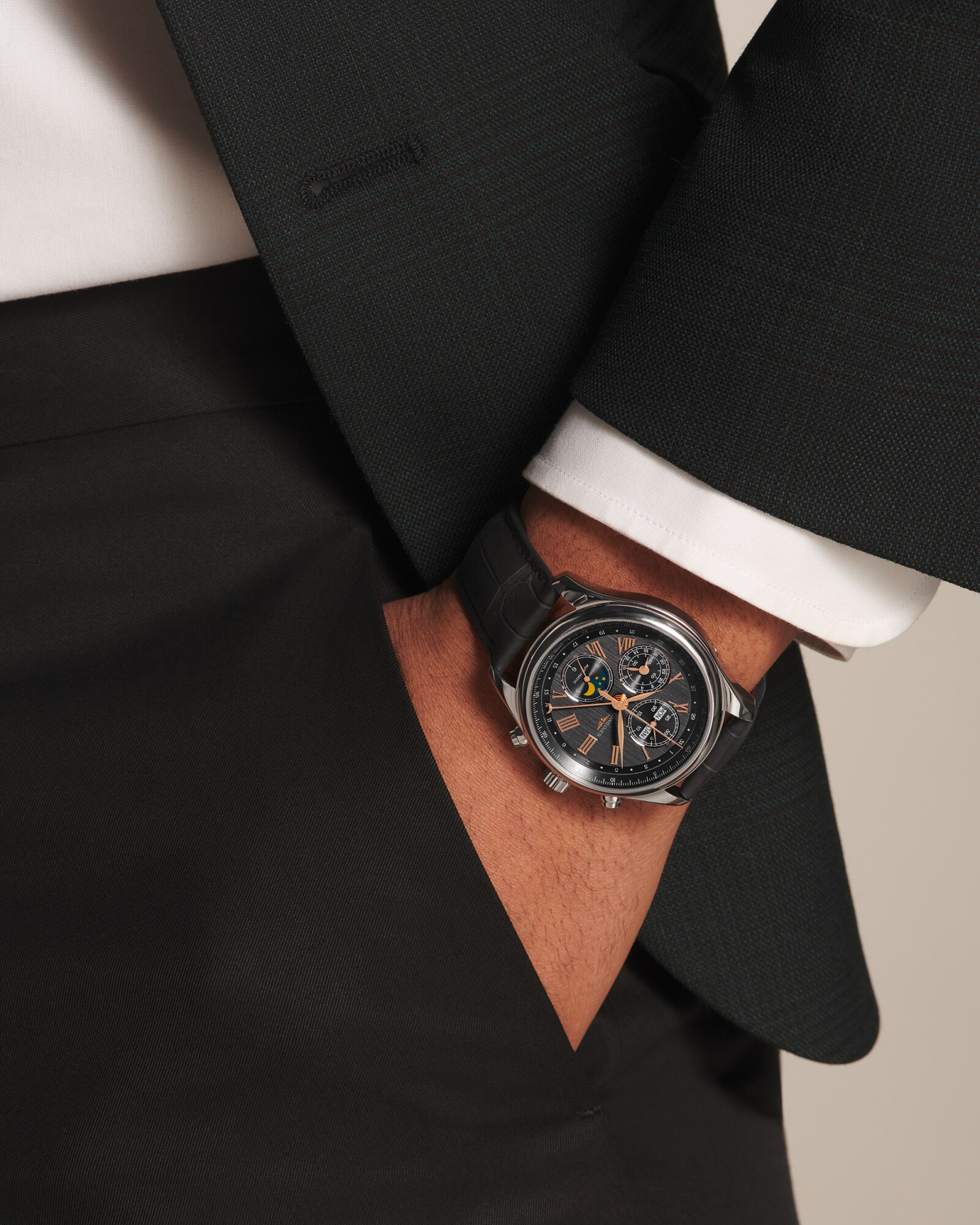 LONGINES MASTER COLLECTION CHRONO MOONPHASE | Ø 42.00 mm