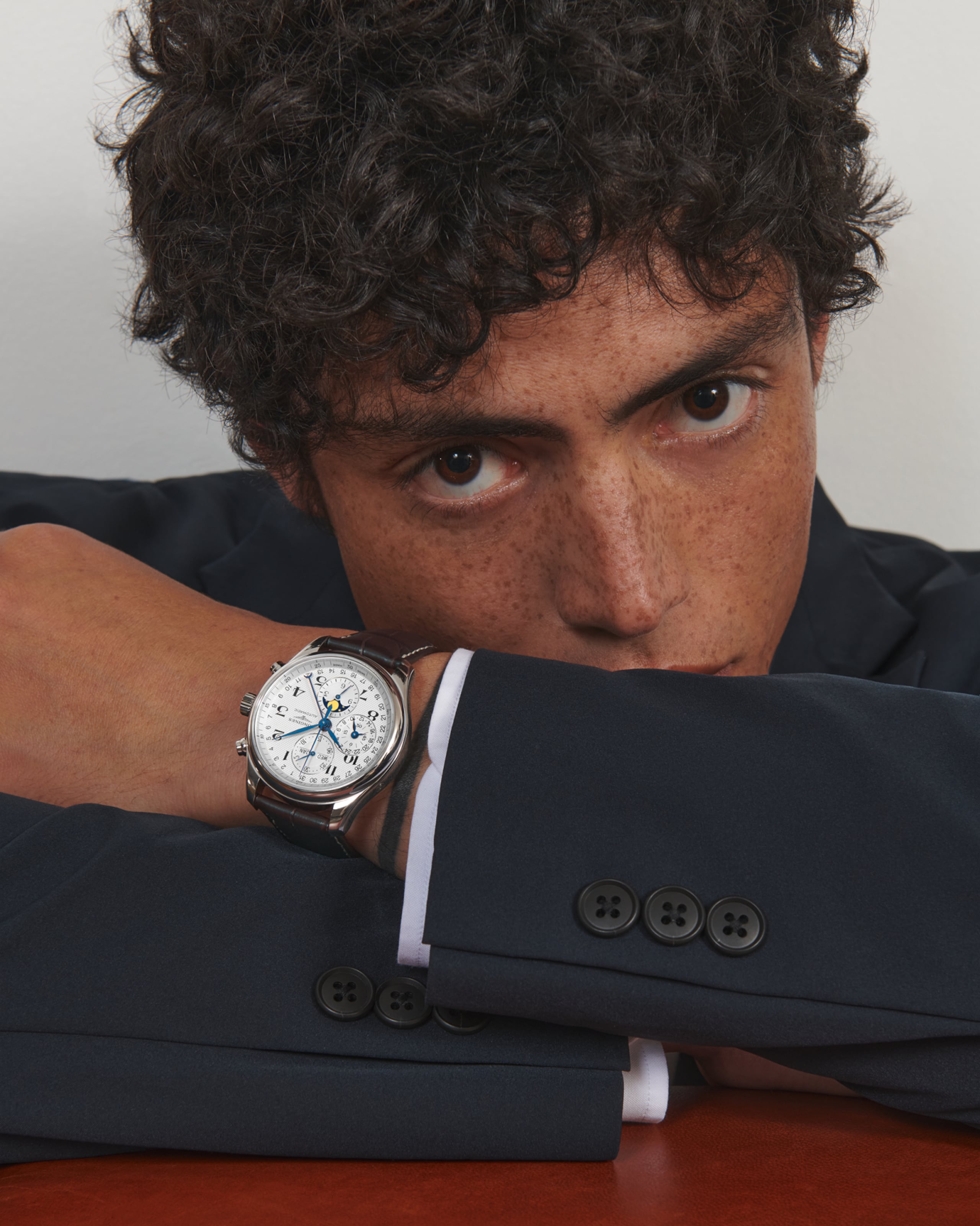 Longines MASTER COLLECTION CHRONO MOONPHASE automático acero inoxidable Watch - L2.773.4.78.3