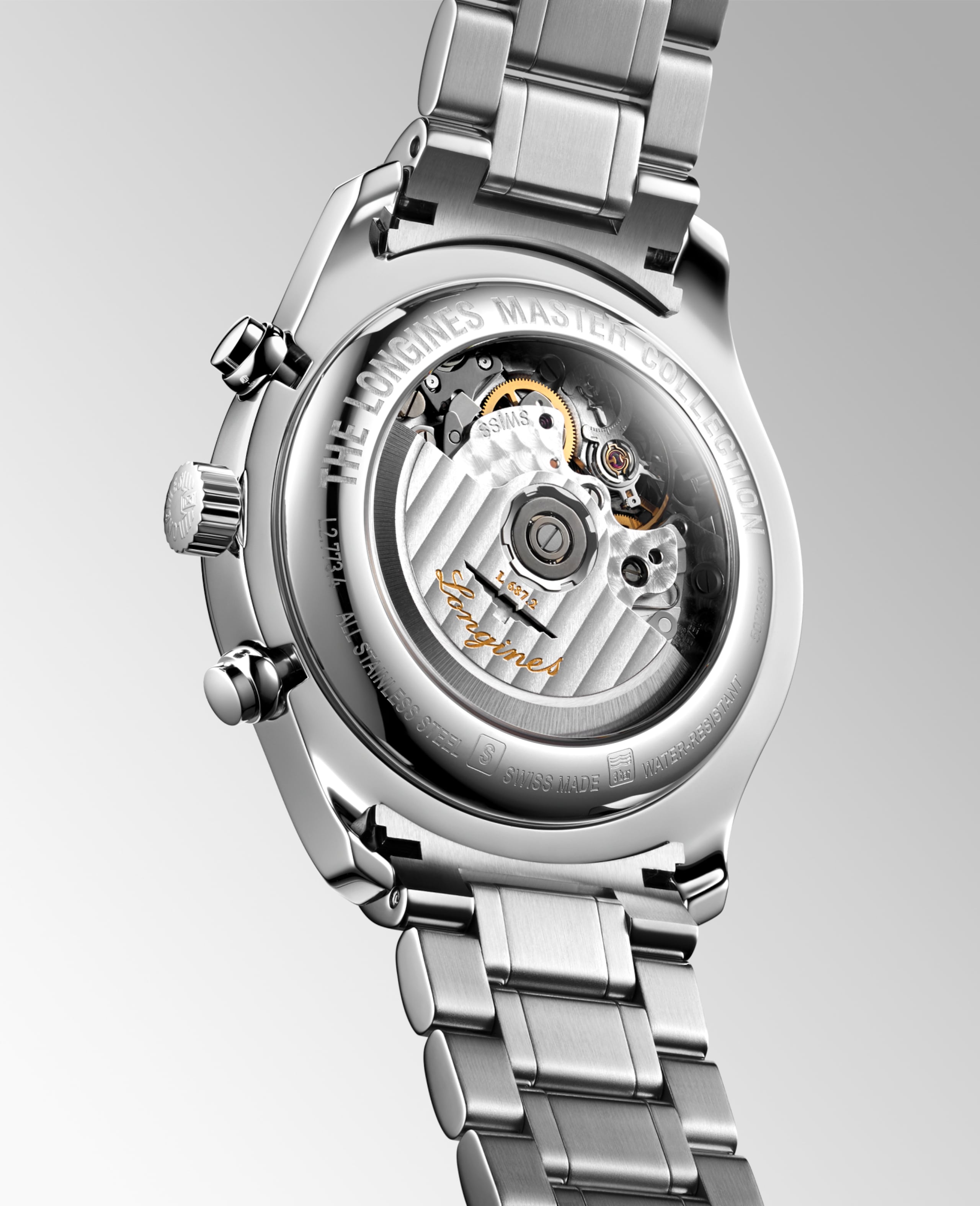 Longines MASTER COLLECTION CHRONO MOONPHASE 自動上鏈機械機芯 不鏽鋼 Watch - L2.773.4.92.6