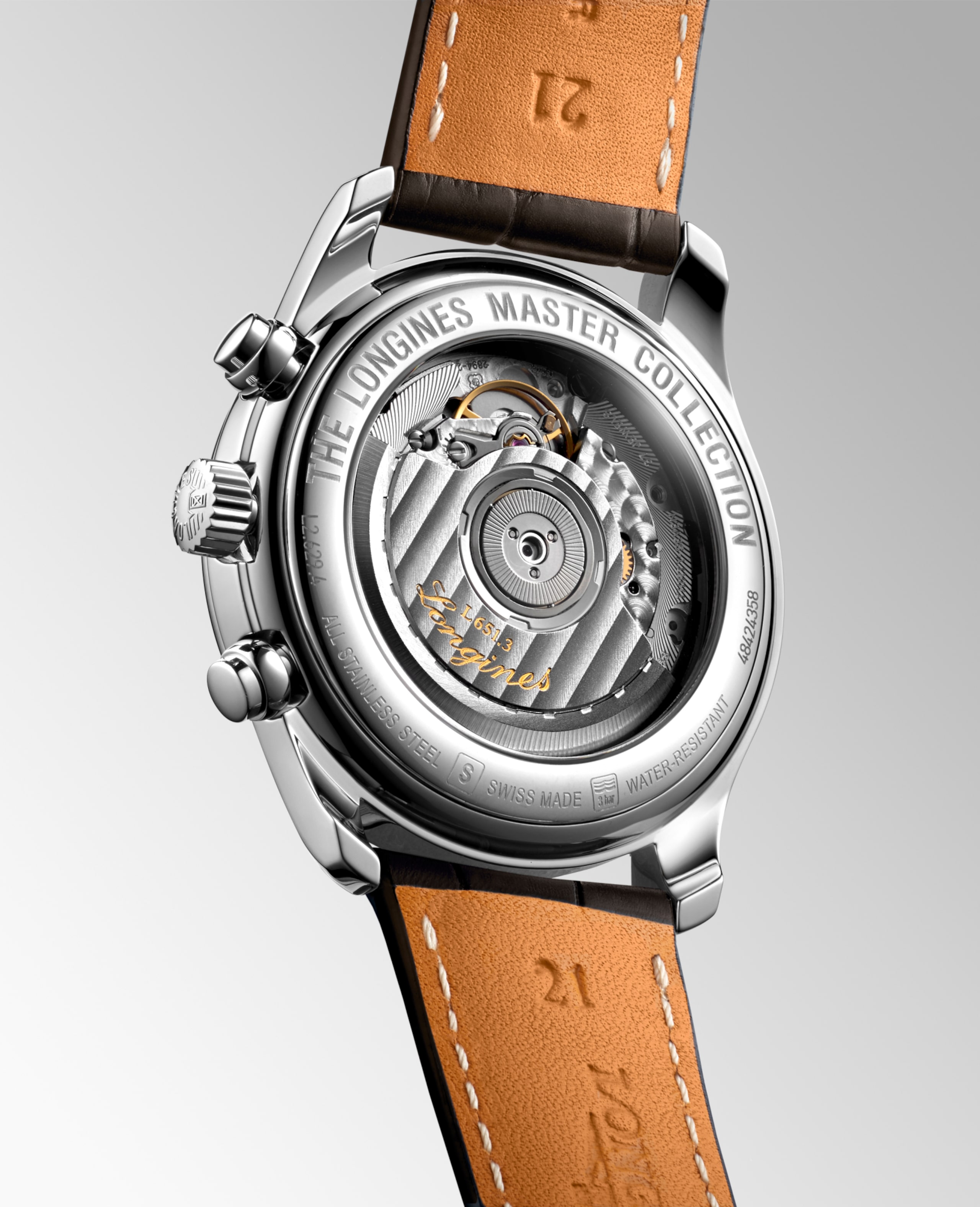 Longines MASTER COLLECTION CHRONOGRAPH automático acero inoxidable Watch - L2.629.4.78.3