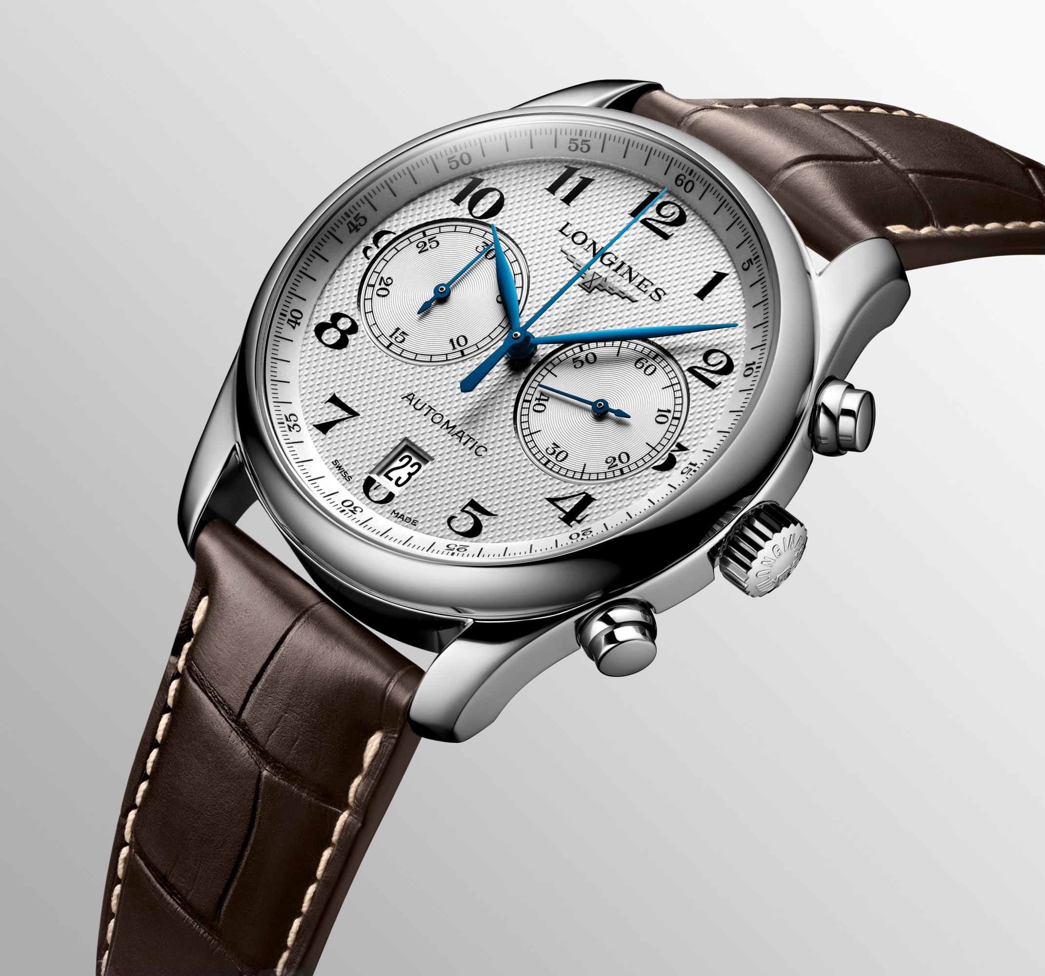 ロンジン　LONGINESクロノグラフ腕時計L2.629.4.78.3 新品)LONGINES ロンジン マスターコレクション クロノグラフ L2.629.4