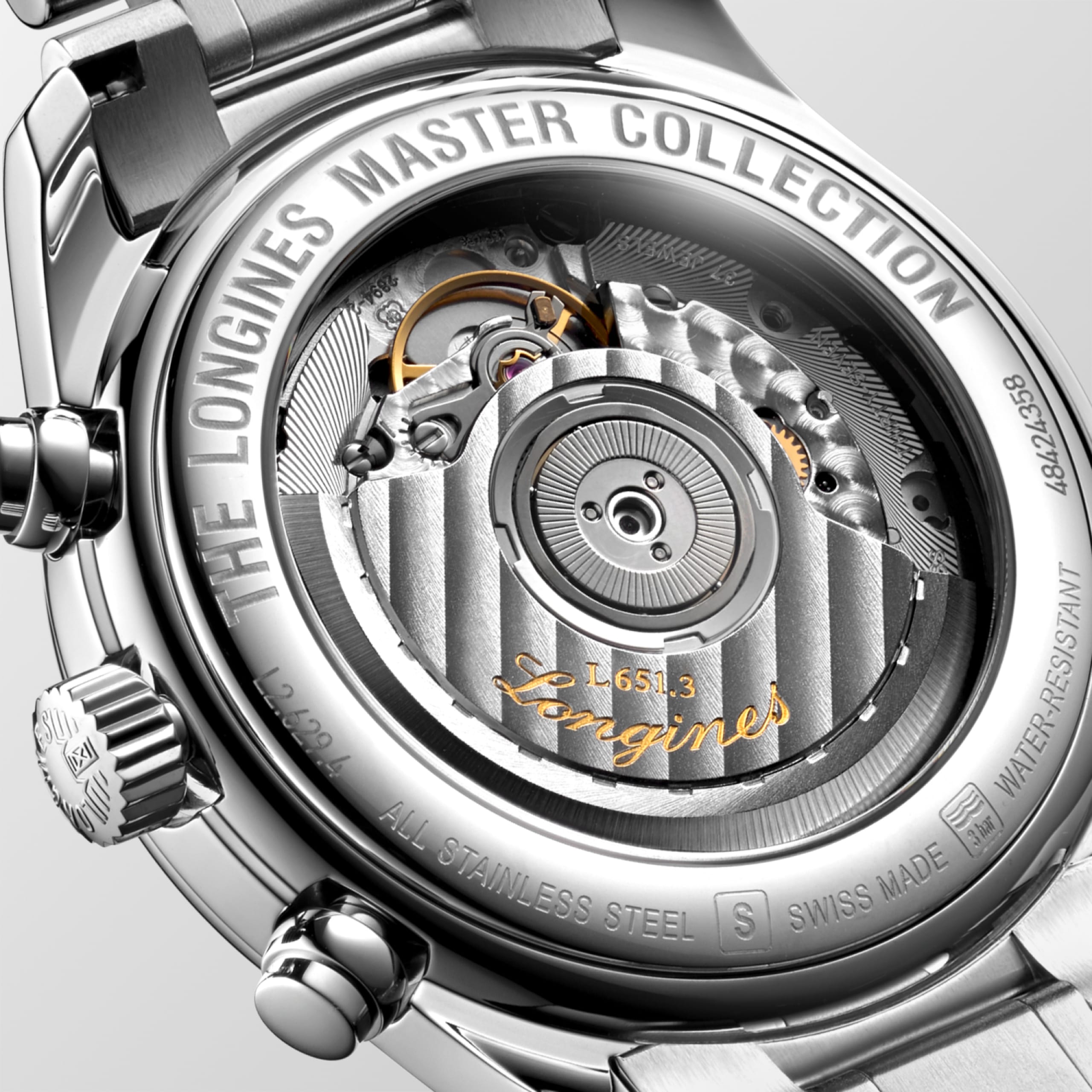 Longines MASTER COLLECTION CHRONOGRAPH automatic stainless steel Watch - L2.629.4.78.6