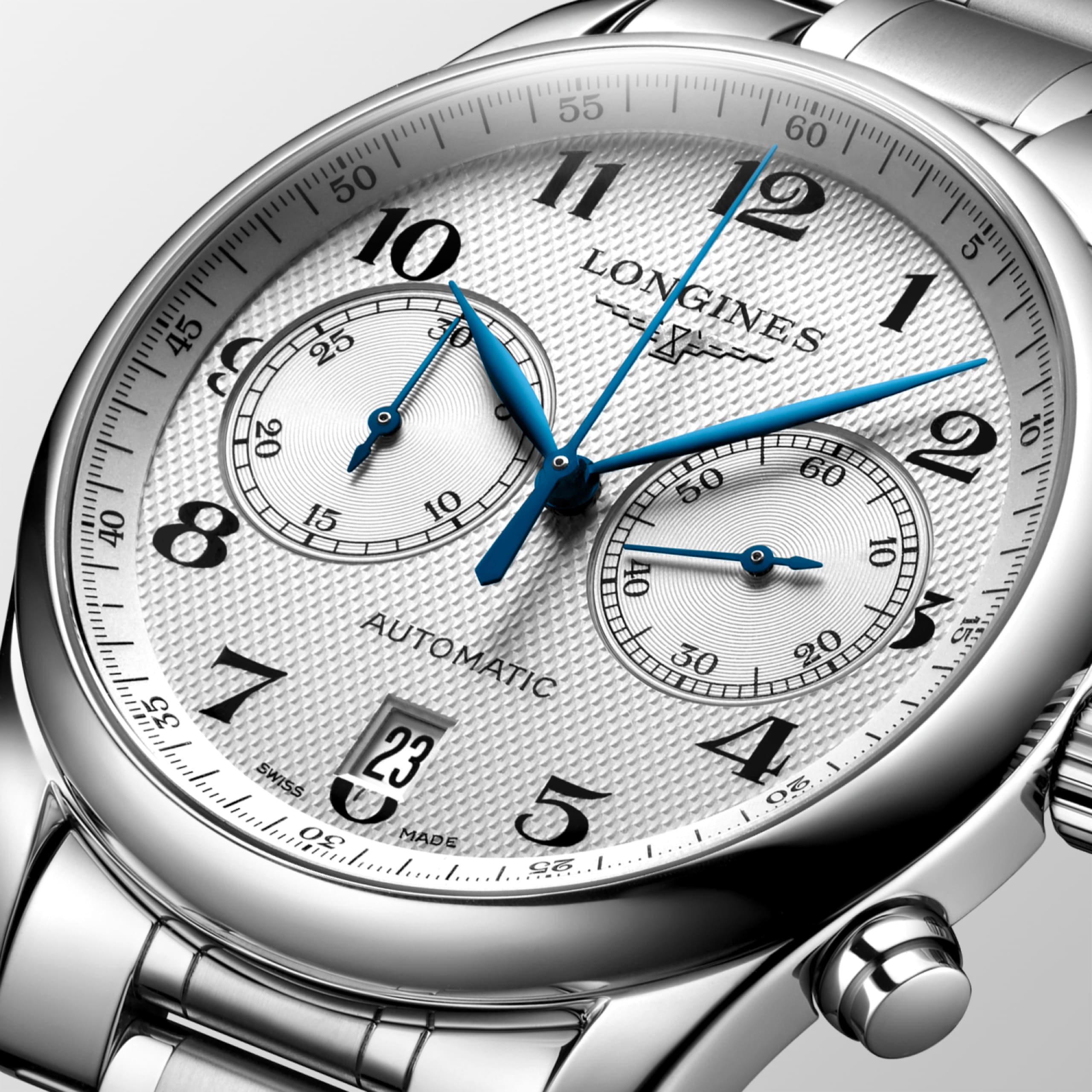 Longines MASTER COLLECTION CHRONOGRAPH automatic stainless steel Watch - L2.629.4.78.6