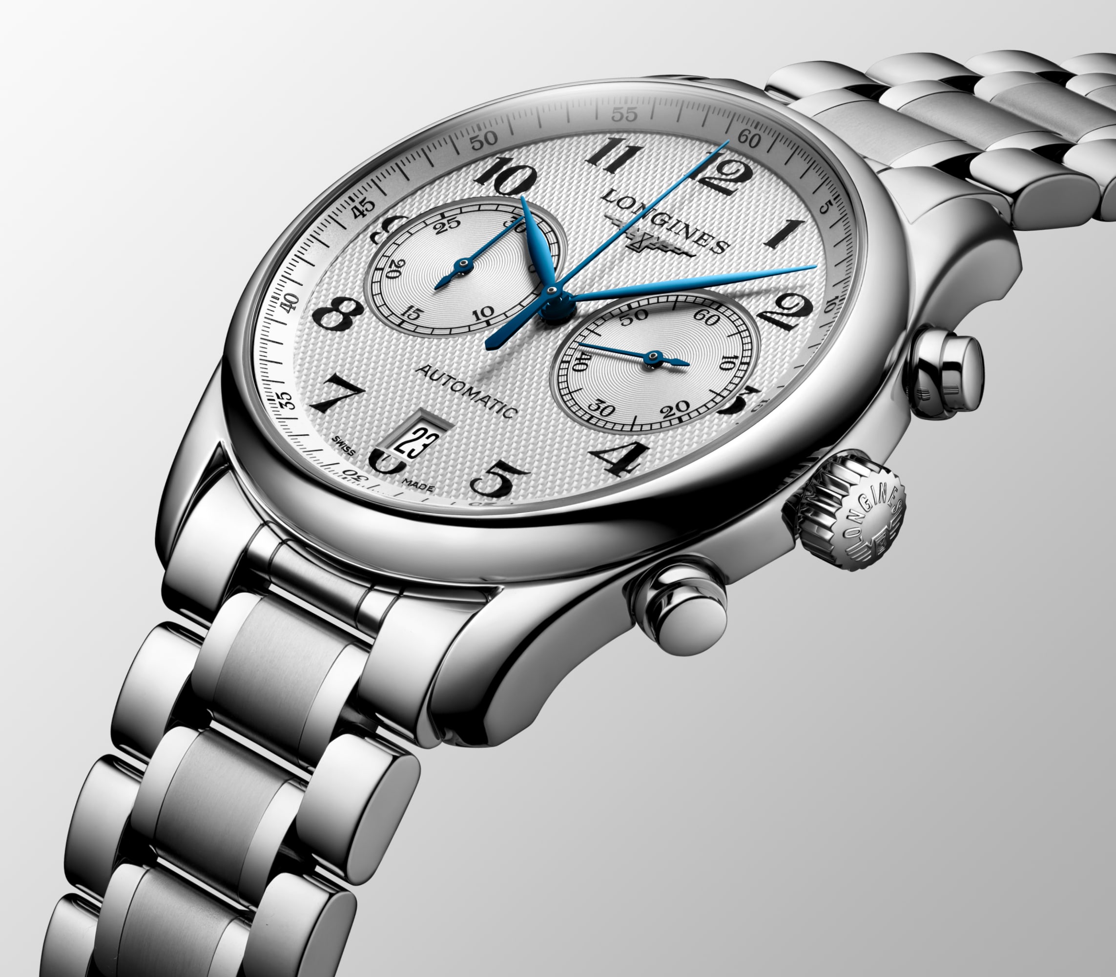 LONGINES MASTER COLLECTION CHRONOGRAPH 自動巻、ステンレス