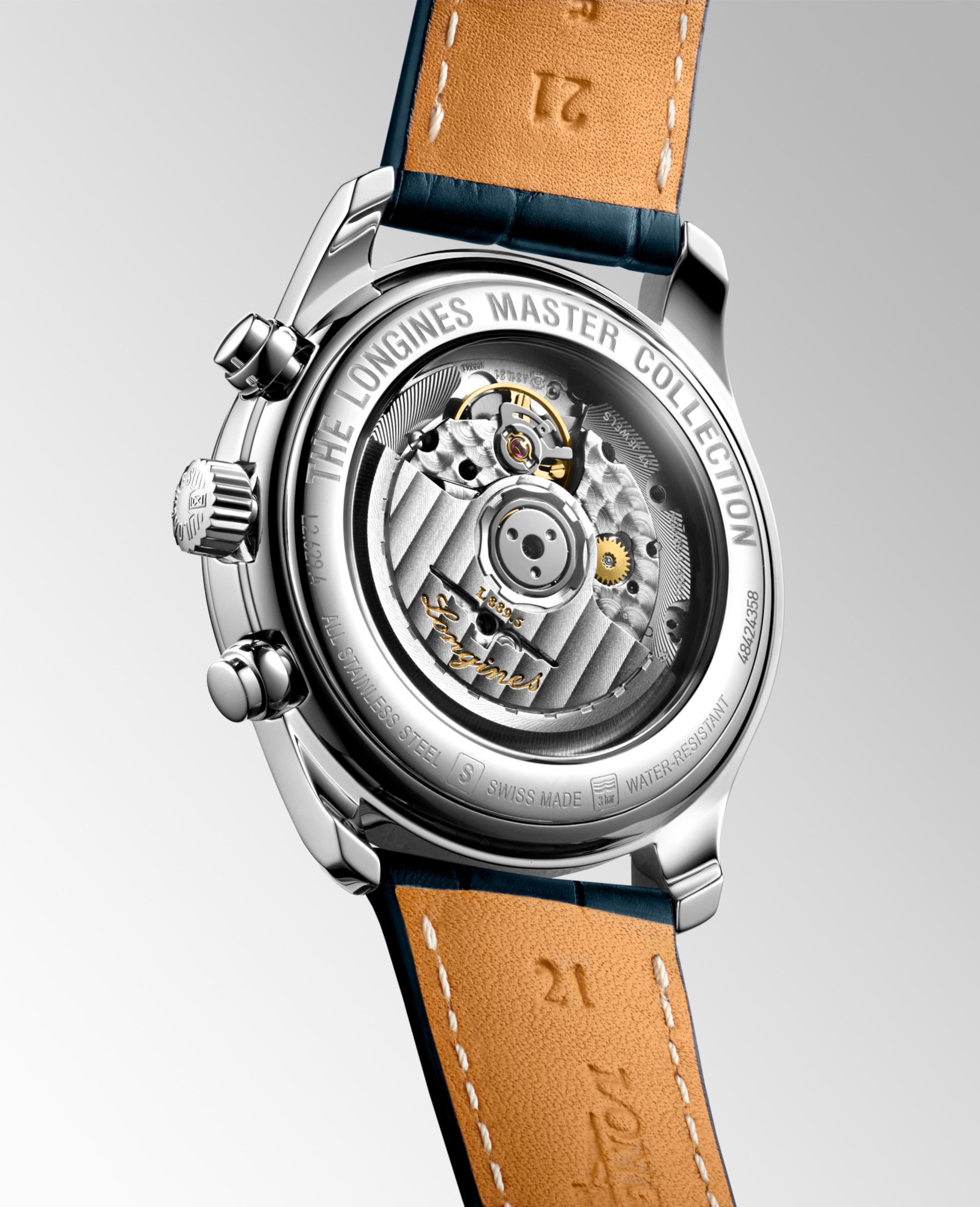 Longines MASTER COLLECTION CHRONOGRAPH automático acero inoxidable Watch - L2.629.4.92.0