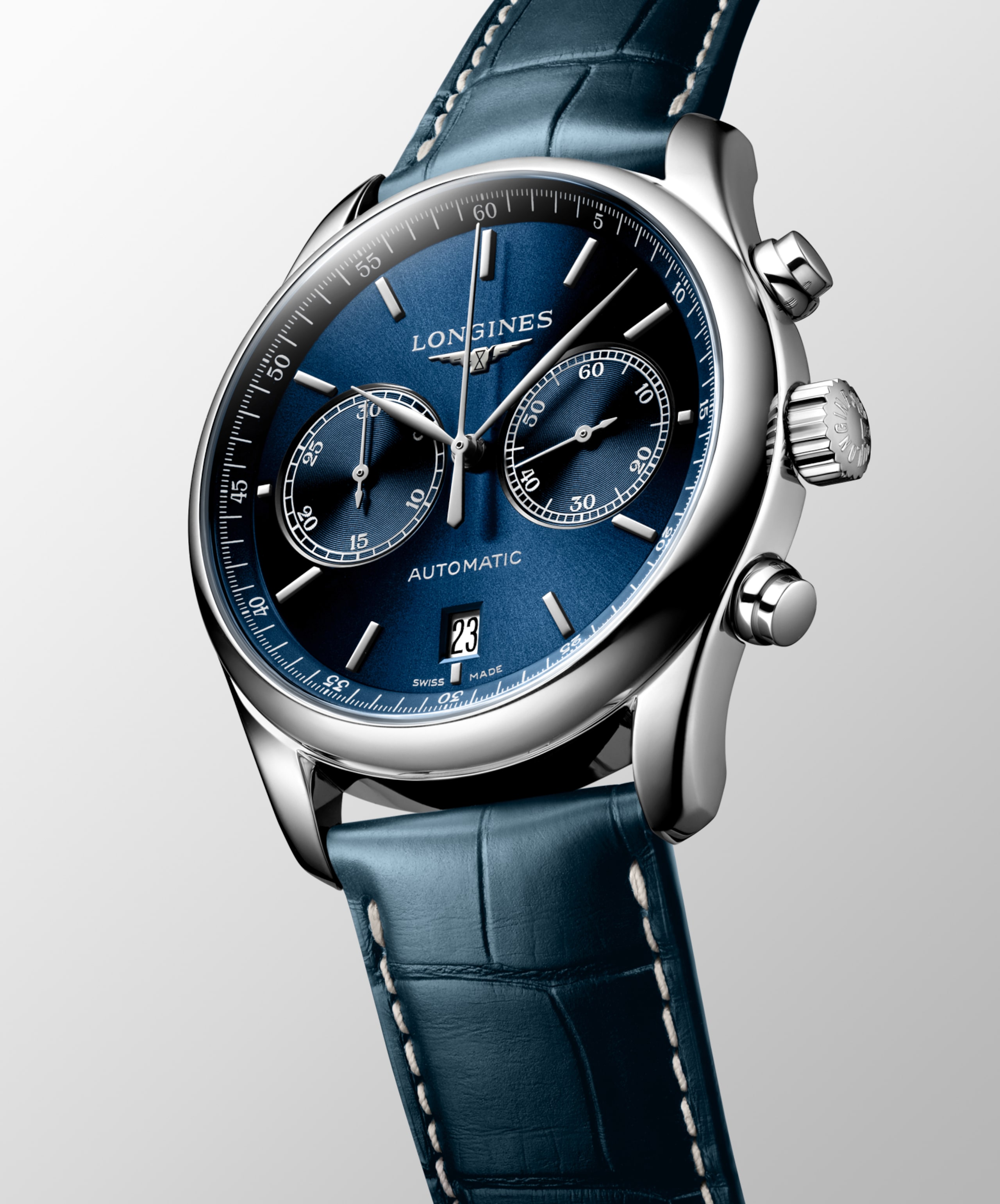 Longines MASTER COLLECTION CHRONOGRAPH automático acero inoxidable Watch - L2.629.4.92.0
