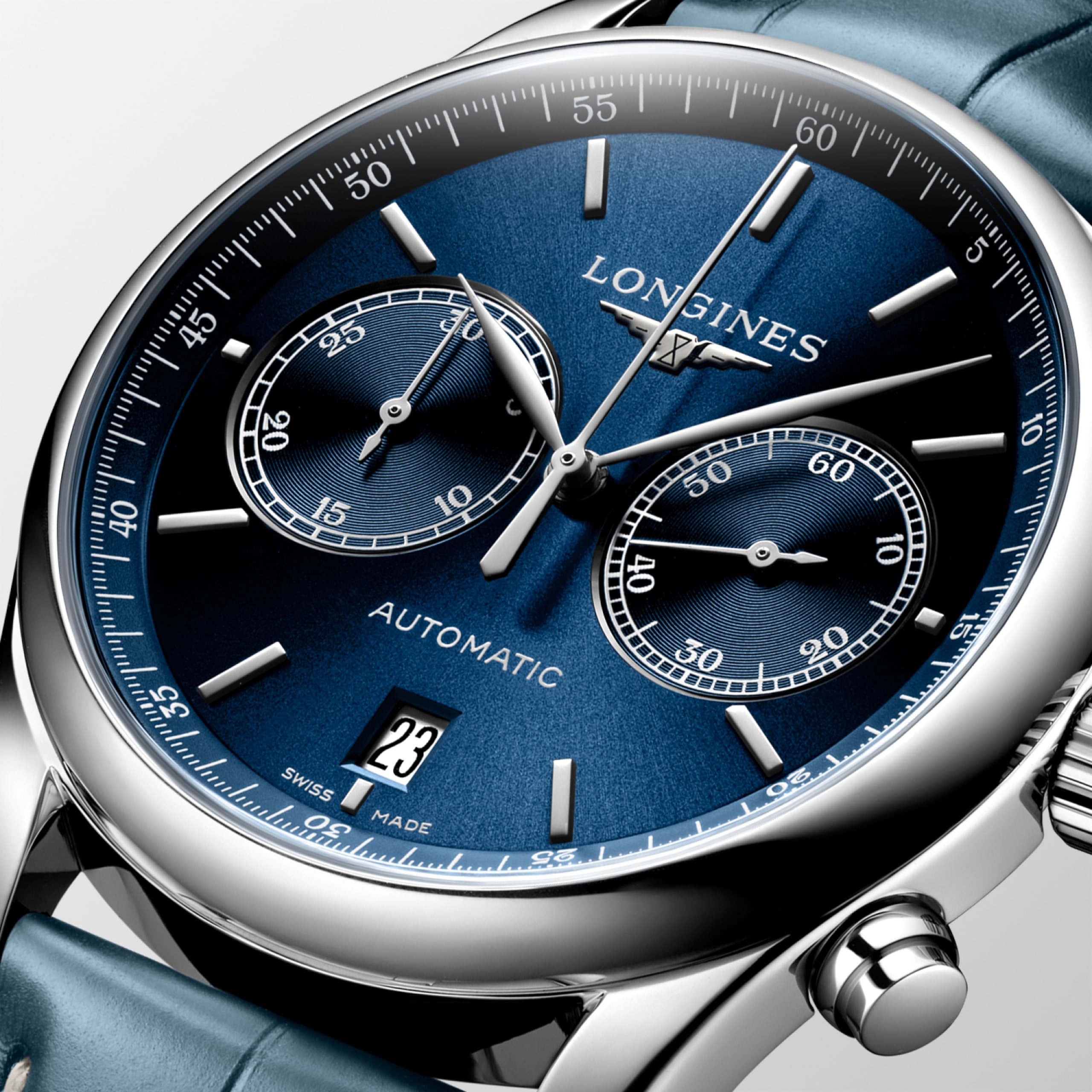 Longines MASTER COLLECTION CHRONOGRAPH automático acero inoxidable Watch - L2.629.4.92.0