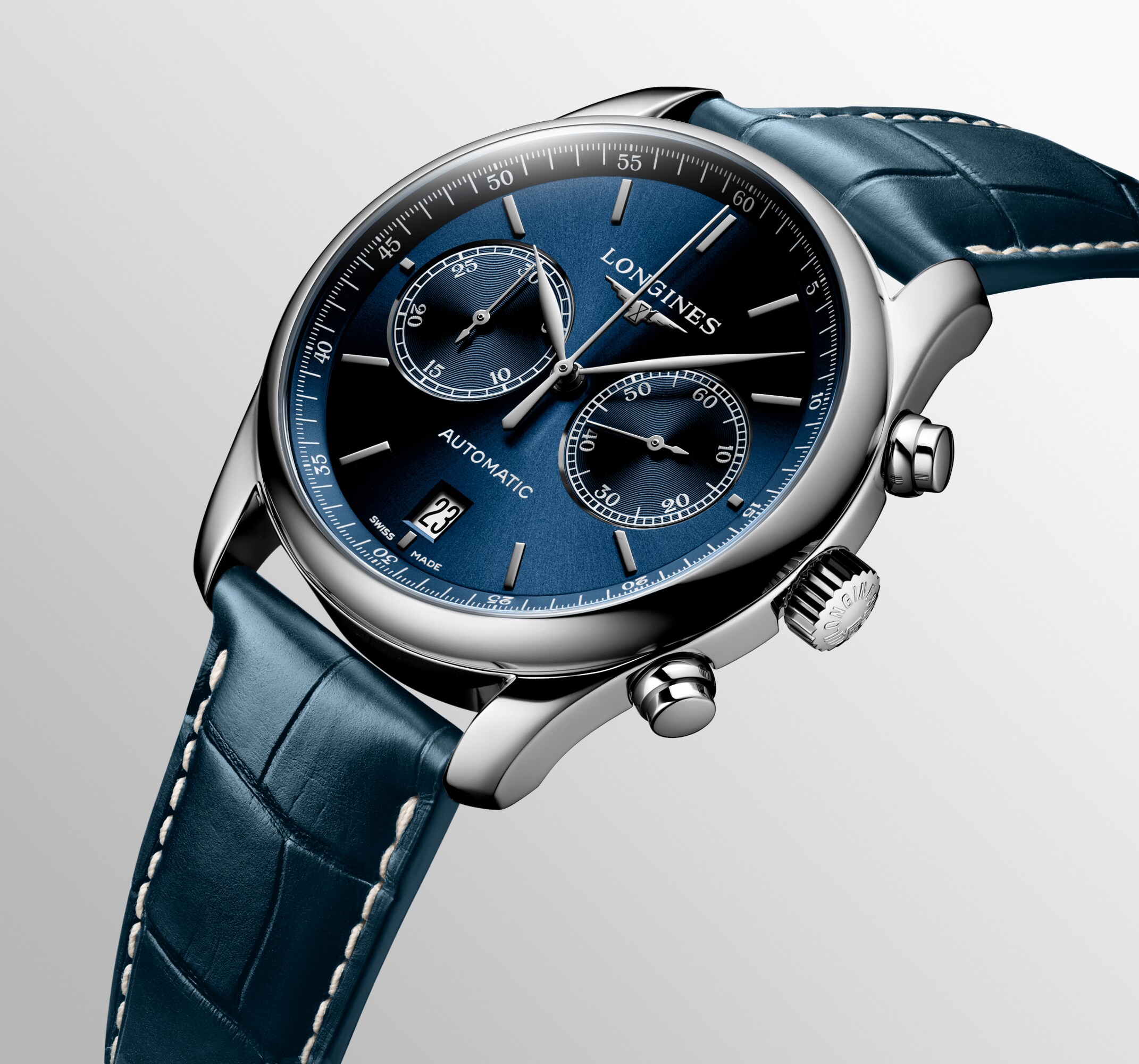 LONGINES MASTER COLLECTION CHRONOGRAPH | Ø 40.00 mm, Sunray Blue