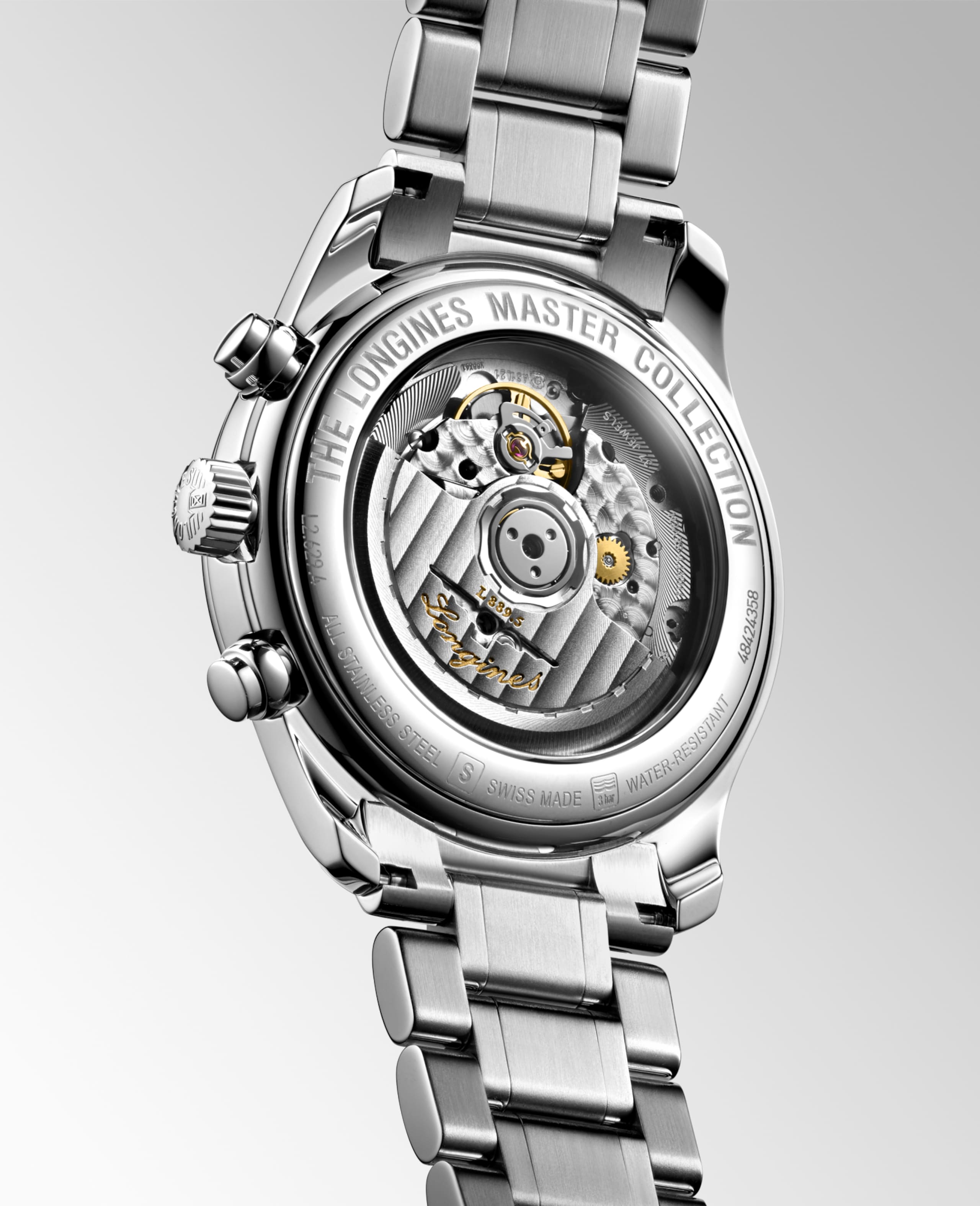 Longines MASTER COLLECTION CHRONOGRAPH automático acero inoxidable Watch - L2.629.4.92.6