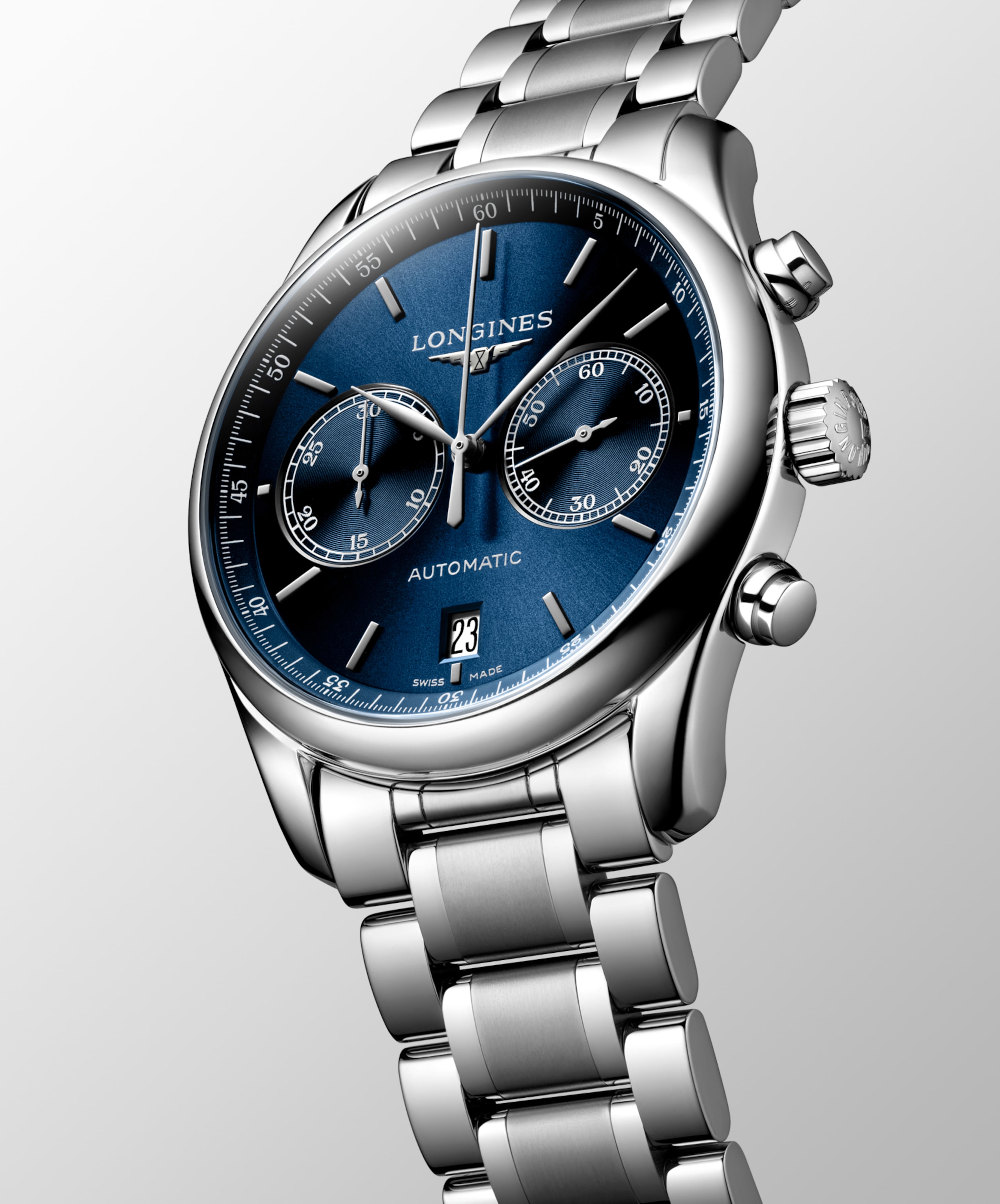 Longines MASTER COLLECTION CHRONOGRAPH automático acero inoxidable Watch - L2.629.4.92.6